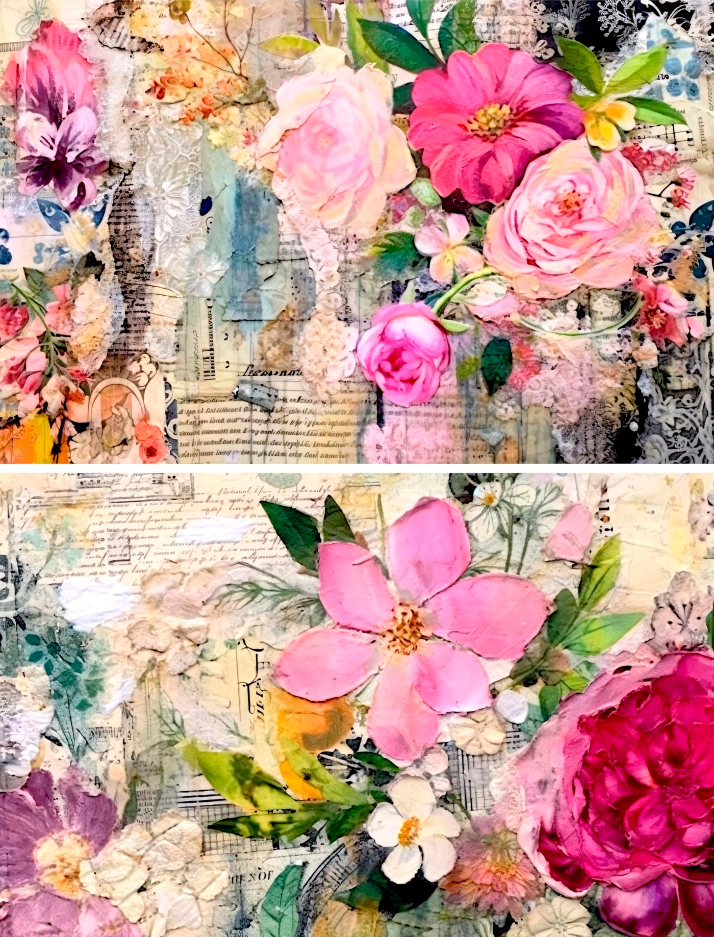 Decoupage Rice Papers - 6 Pieces | 6 Unique Designs | Versatile Decoupage Designs for Art Projects & Crafting by CRAFT KREATIVELY