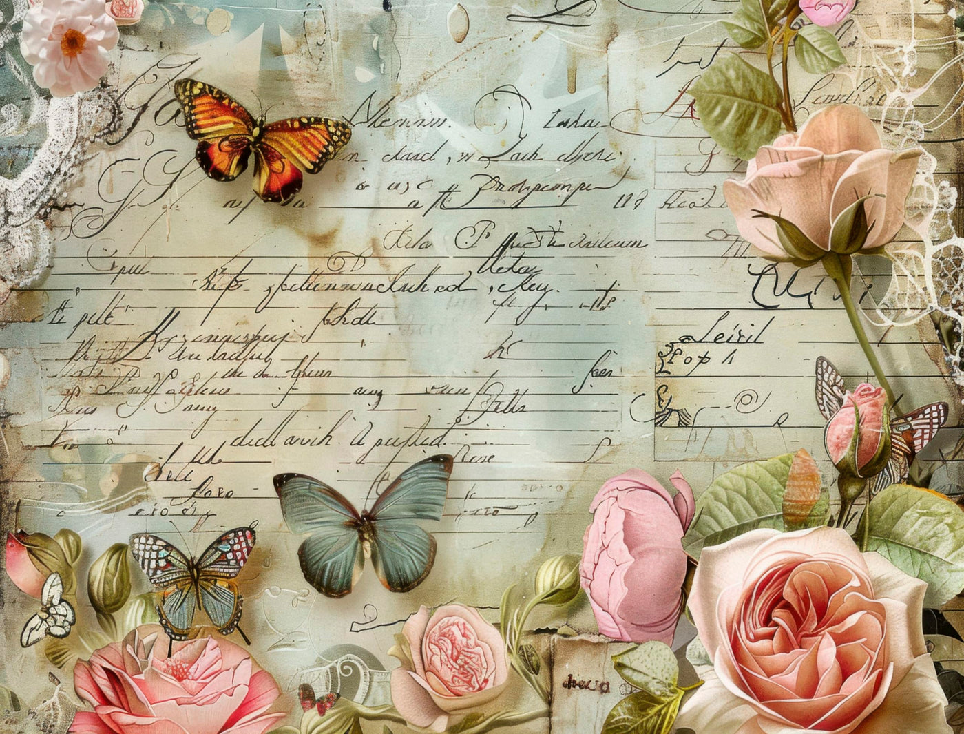 Decoupage Rice Papers - 6 Pieces | 6 Unique Designs | Versatile Decoupage Designs for Art Projects & Crafting by CRAFT KREATIVELY