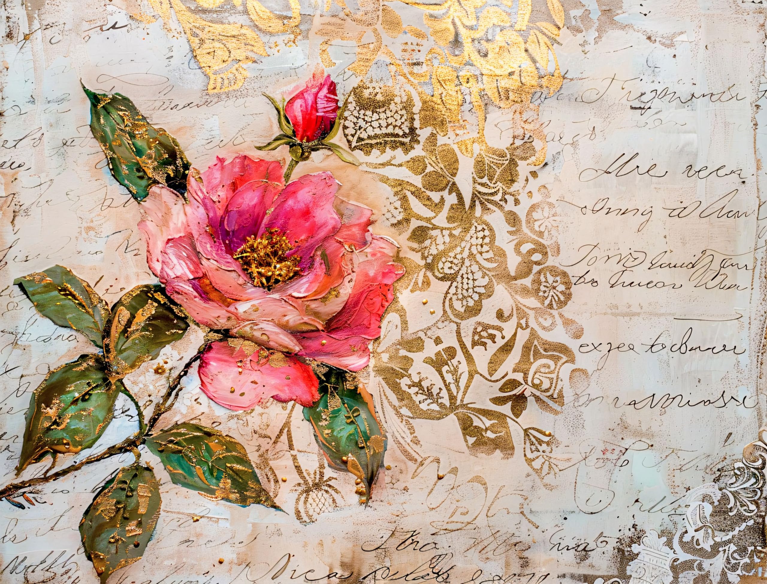 Decoupage Rice Papers - 6 Pieces | 6 Unique Designs | Versatile Decoupage Designs for Art Projects & Crafting by CRAFT KREATIVELY