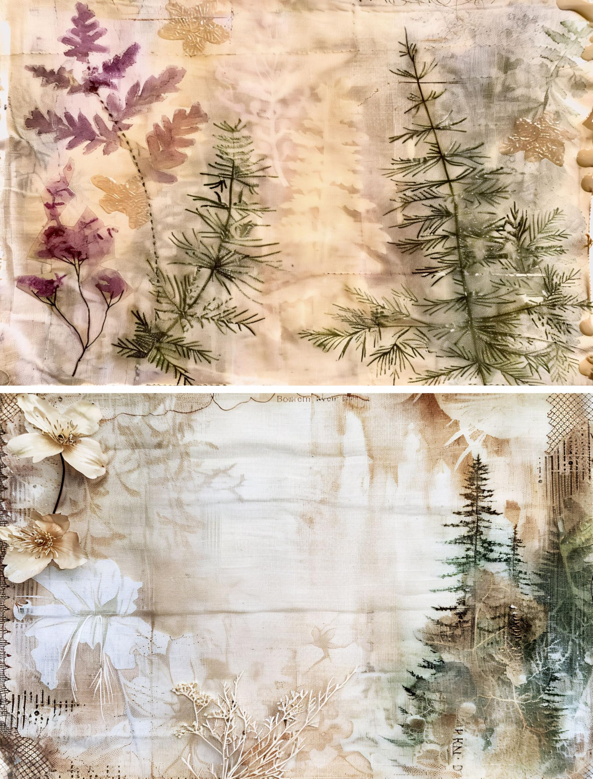 Decoupage Rice Papers - 6 Pieces | 6 Unique Designs | Versatile Decoupage Designs for Art Projects & Crafting by CRAFT KREATIVELY