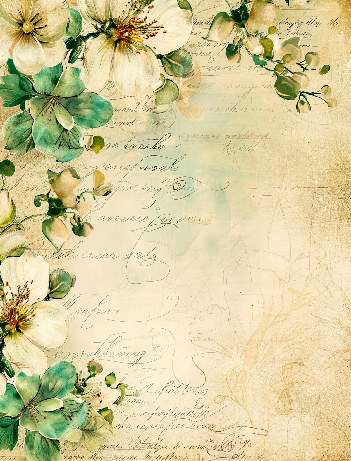 Vintage Rice Papers, 8 x 10.5 inch (A4) - 6 Pieces | 6 Unique Designs | Versatile Decoupage Designs for Art Projects & Crafting by CRAFT KREATIVELY