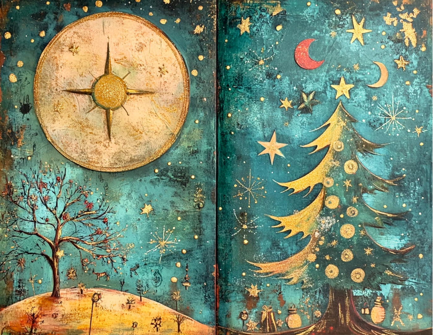 Decoupage Rice Papers - 6 Sheets | 6 Unique Designs | Versatile Christmas Designs for Art Projects & Crafting by CRAFT KREATIVELY