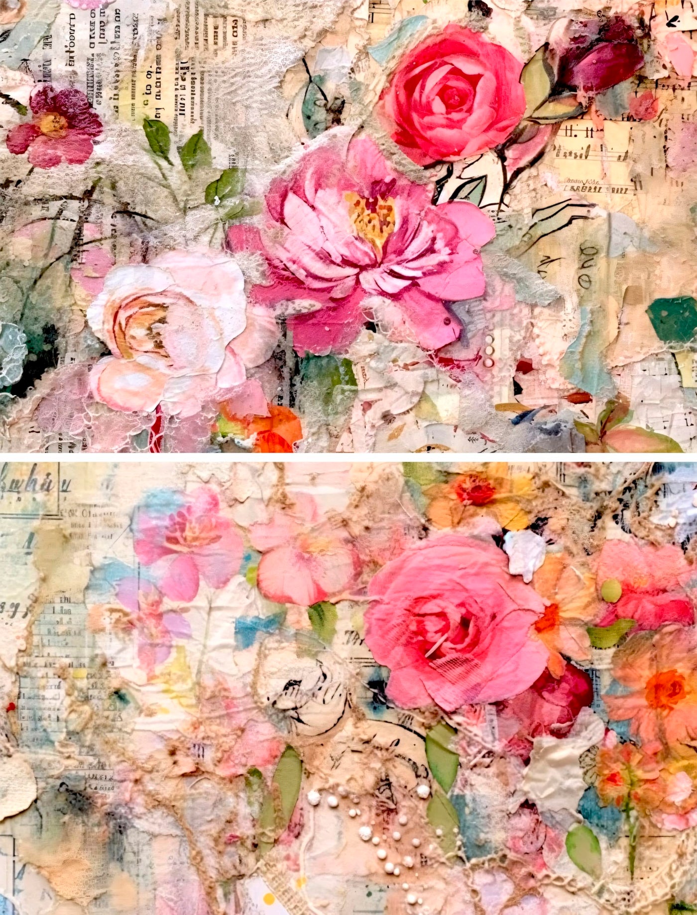 Decoupage Rice Papers - 6 Pieces | 6 Unique Designs | Versatile Decoupage Designs for Art Projects & Crafting by CRAFT KREATIVELY