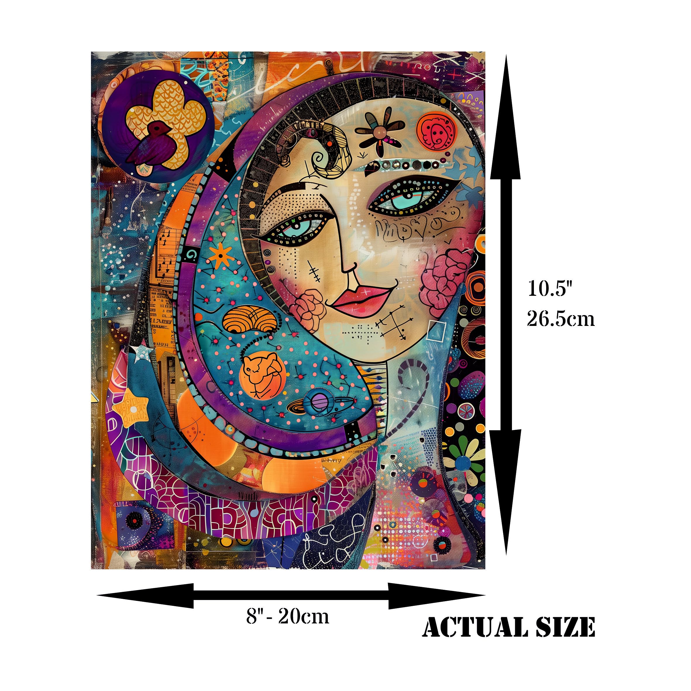 Decoupage Rice Paper, 20 x 26.5cm (6 Sheets) – 6x Decoupage Papers for Collage, Mixed Media, Card Making & Crafts, Decoupage by CRAFT KREATIVELY