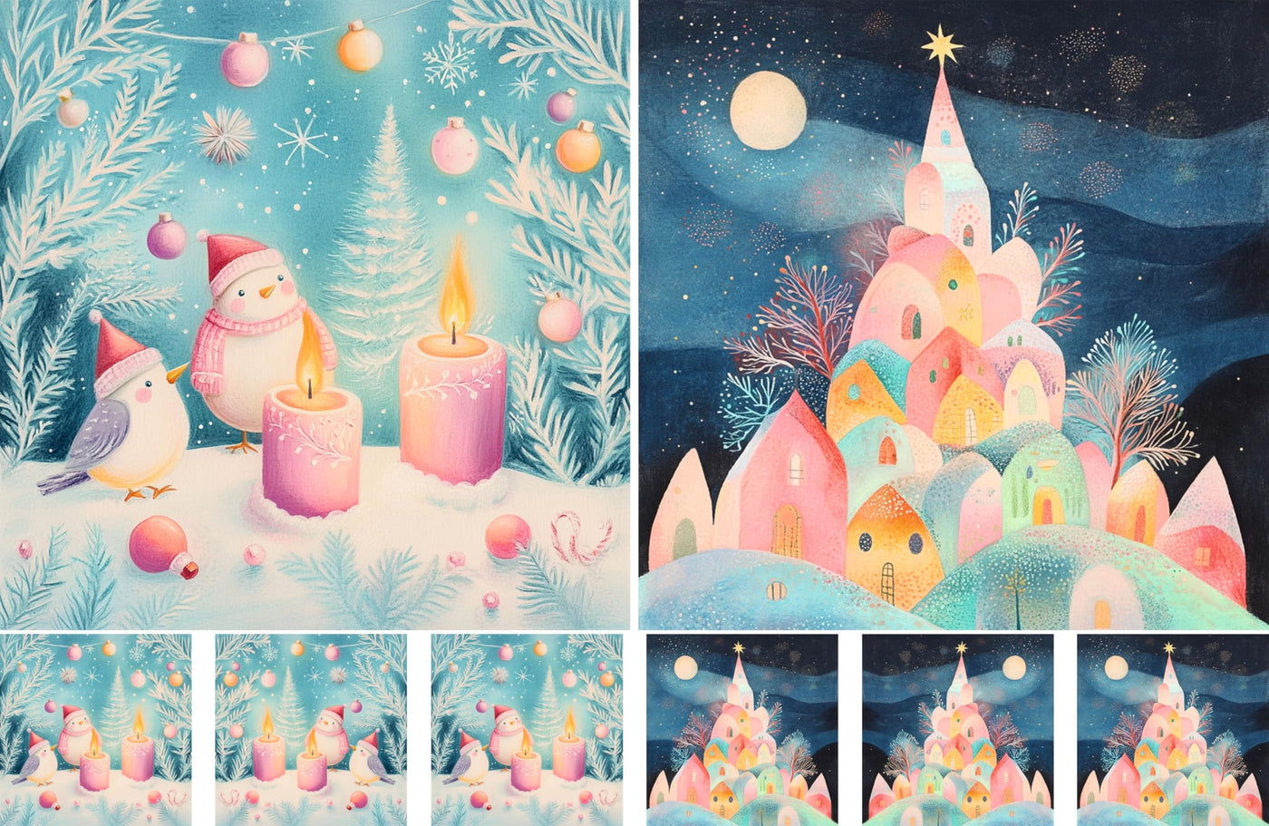 Decoupage Rice Papers - 4 Sheets | 32 Pieces | 8 Unique Designs | Versatile Designs for Art Projects & Crafting by CRAFT KREATIVELY