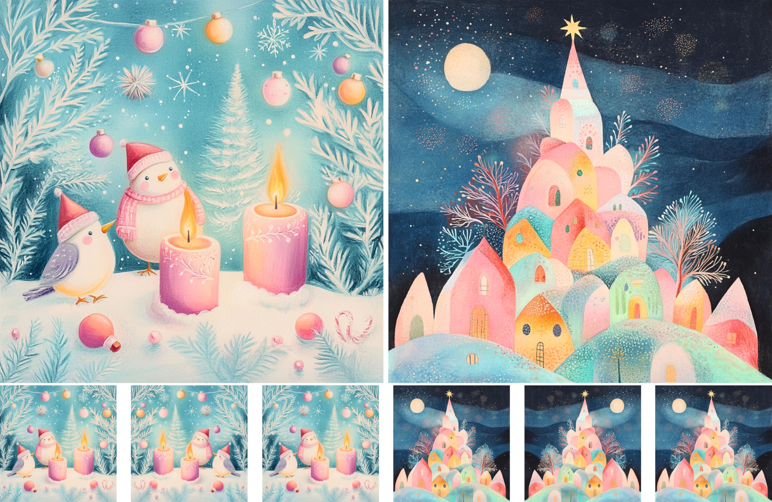 Decoupage Rice Papers - 4 Sheets | 32 Pieces | 8 Unique Designs | Versatile Designs for Art Projects & Crafting by CRAFT KREATIVELY