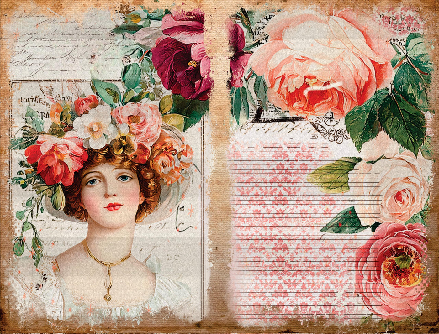 Decoupage Rice Papers - 6 Pieces | 6 Unique Designs | Versatile Decoupage Designs for Art Projects & Crafting by CRAFT KREATIVELY