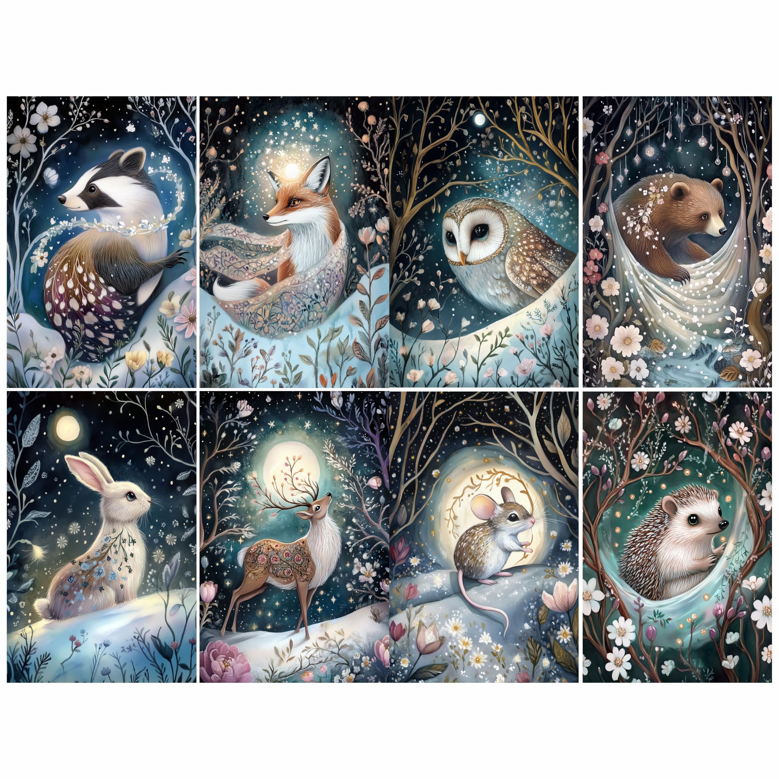 Animal Smalls Rice Papers – Decoupage Paper 16x Designs for Collage, Mixed Media, Card Making & Crafts, Decoupage by CRAFT KREATIVELY