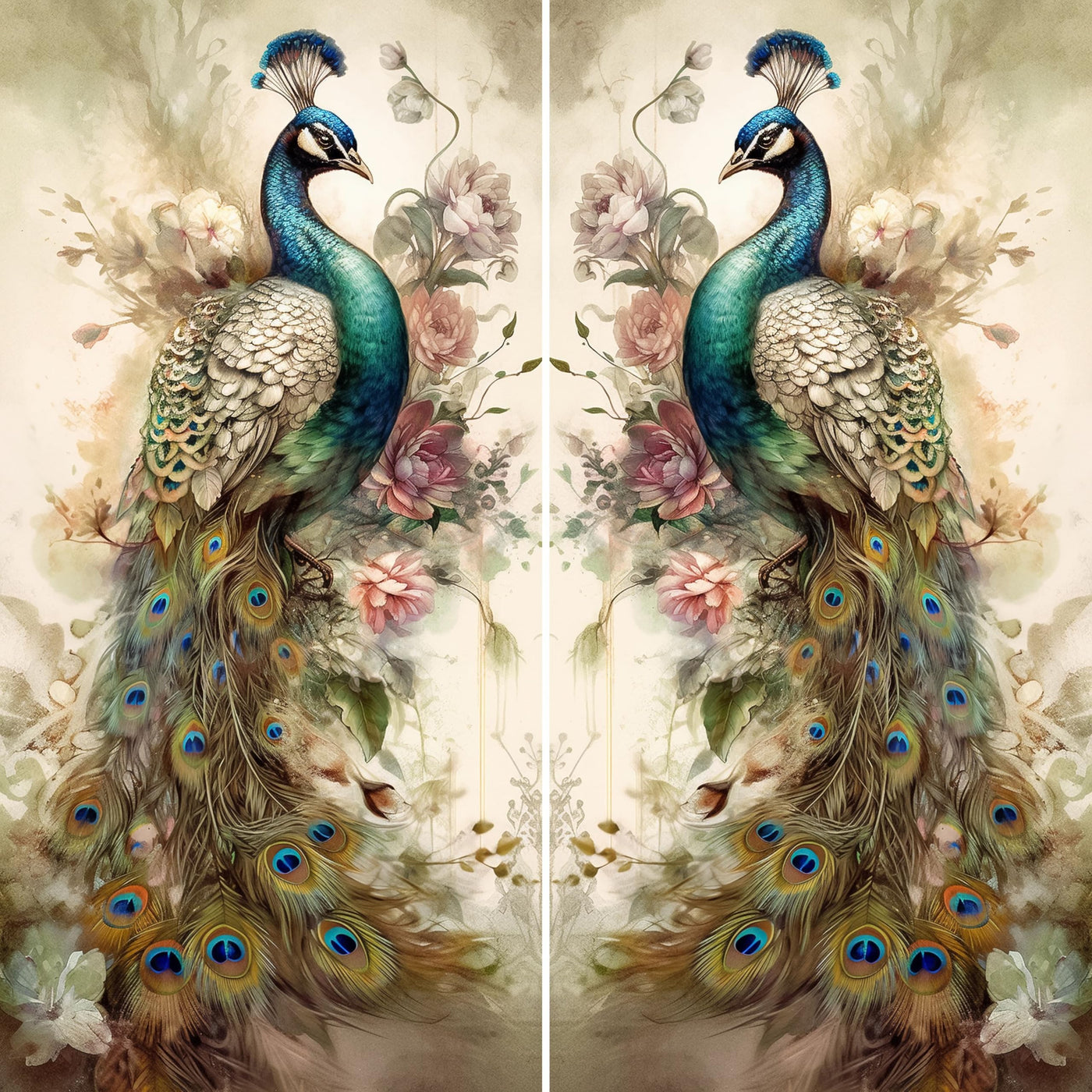 Decoupage Rice Paper, 29 x 29cm (2 sheets) - 3x images for Furniture Poster Craft Decoupage by CRAFT KREATIVELY
