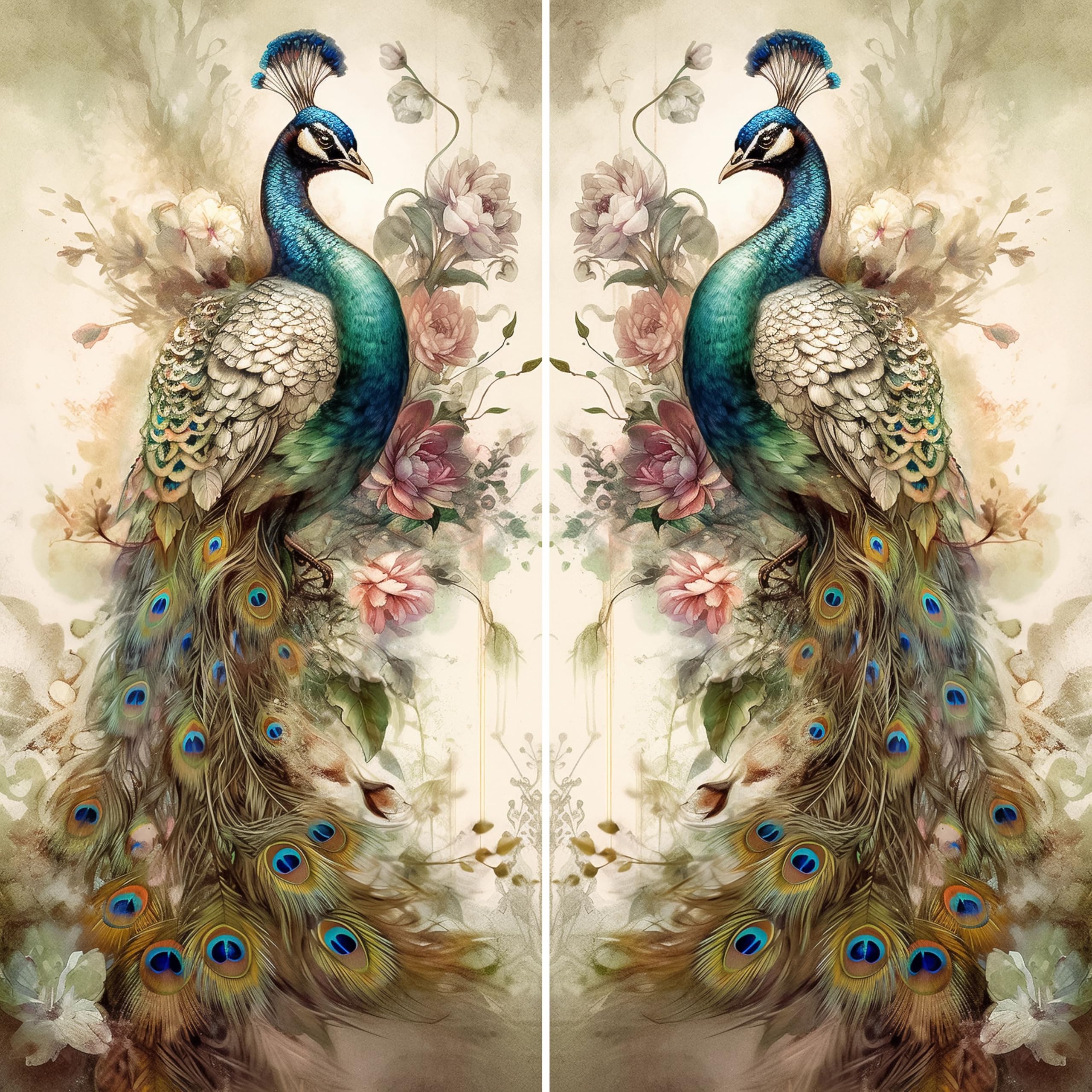 Decoupage Rice Paper, 29 x 29cm (2 sheets) - 3x images for Furniture Poster Craft Decoupage by CRAFT KREATIVELY