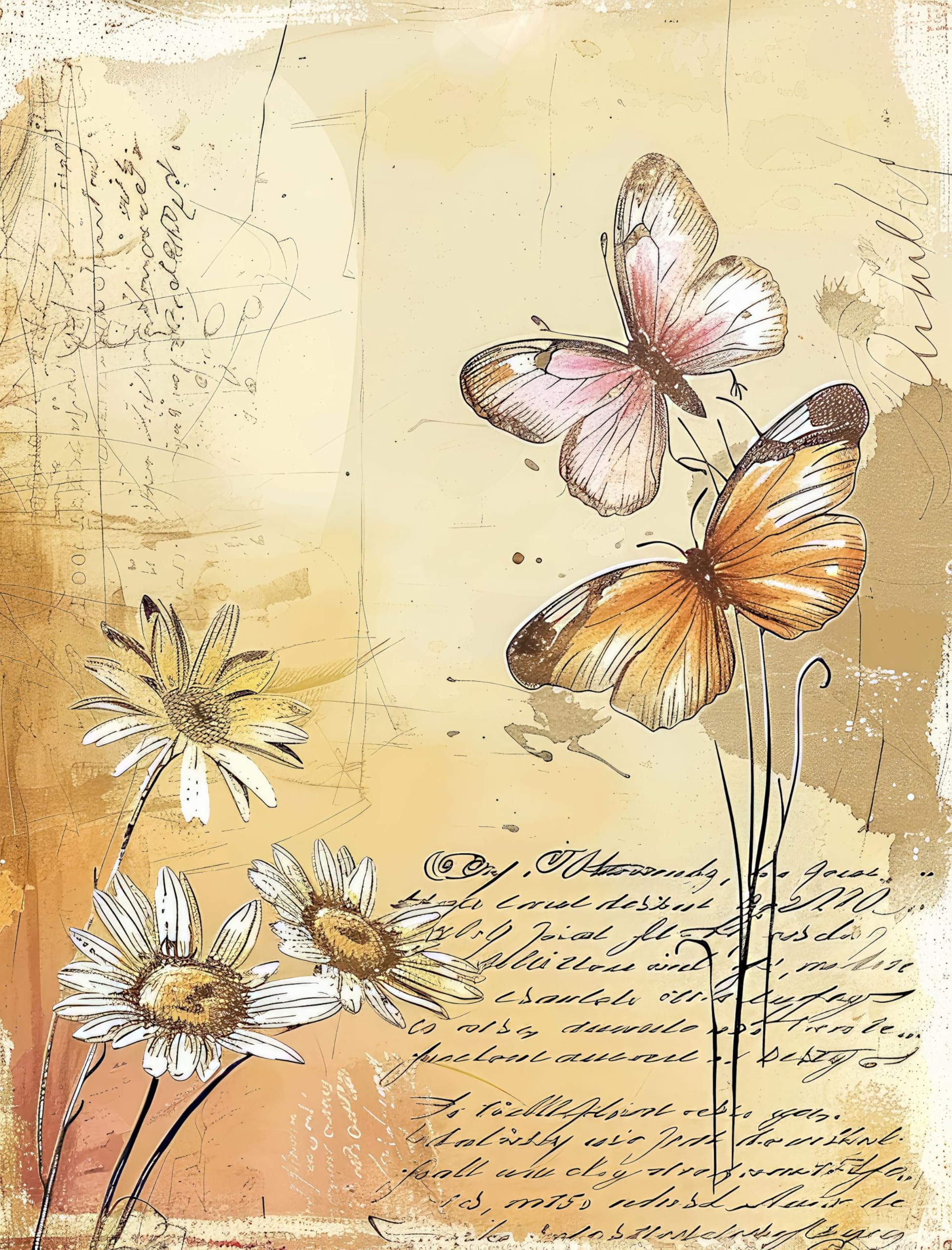 Decoupage Rice Papers - 6 Pieces | 6 Unique Designs | Versatile Decoupage Designs for Art Projects & Crafting by CRAFT KREATIVELY
