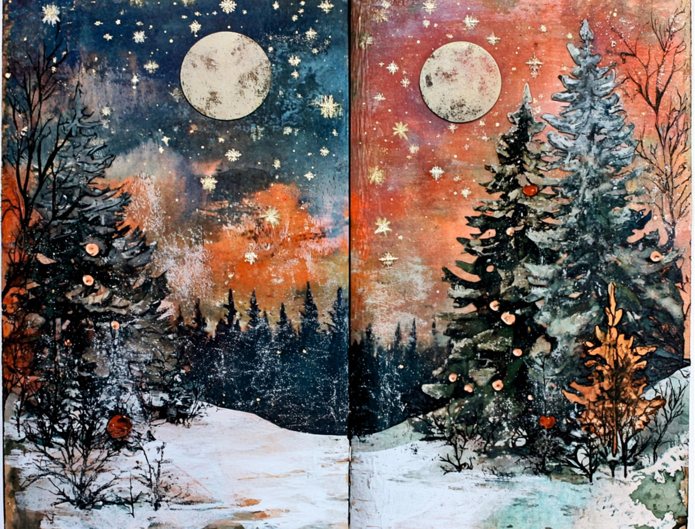 Decoupage Rice Papers - 6 Sheets | 6 Unique Designs | Versatile Christmas Designs for Art Projects & Crafting by CRAFT KREATIVELY