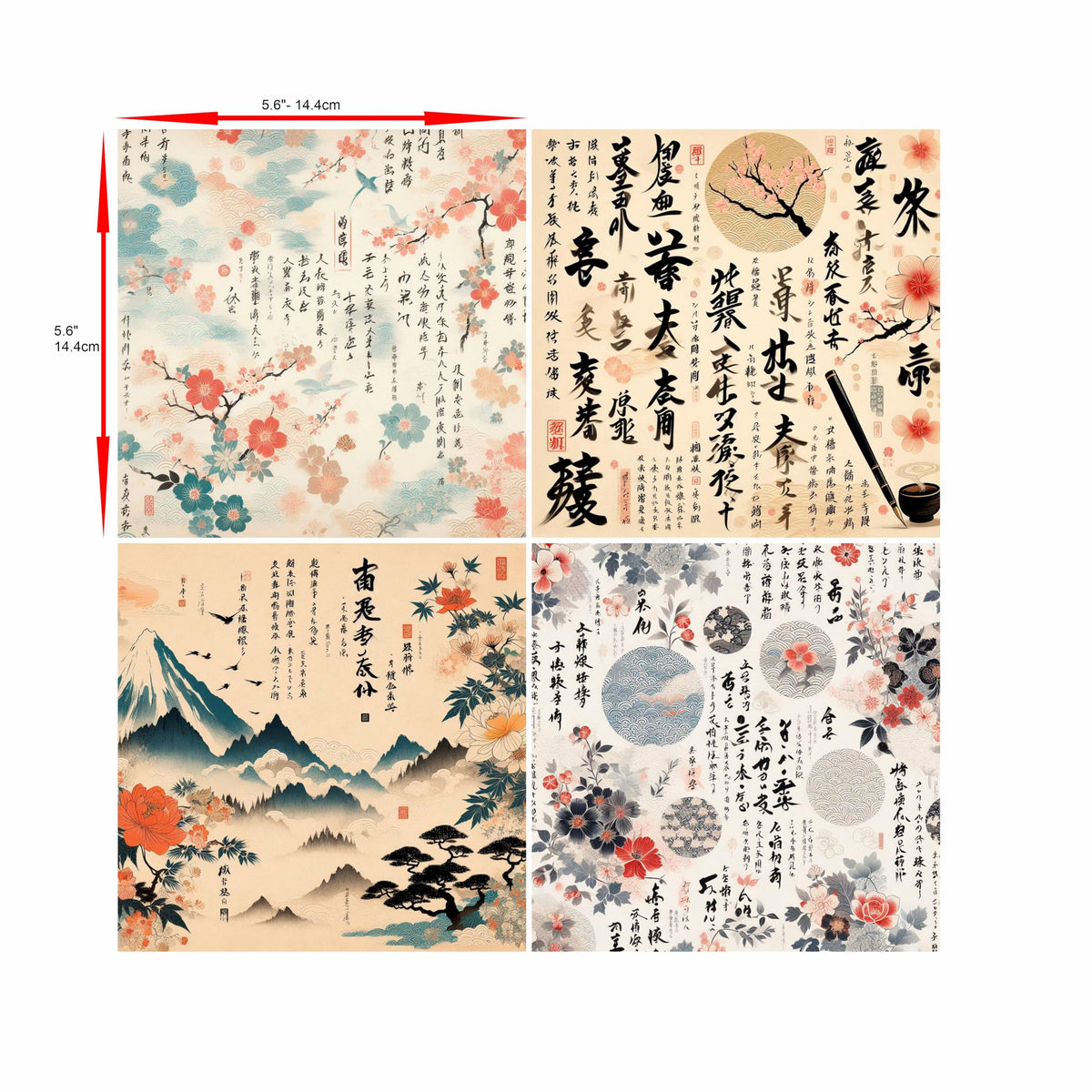 Scenic Rice Papers – Decoupage Paper 8x Designs for Collage, Mixed Media, Card Making & Crafts, Decoupage by CRAFT KREATIVELY