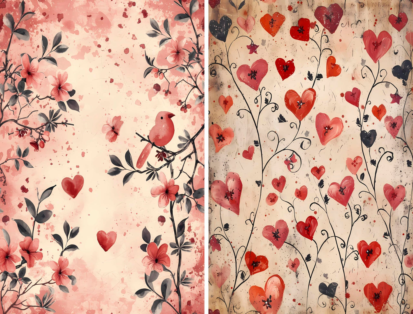 Decoupage Rice Papers - 6 Pieces | 6 Unique Designs | Versatile Decoupage Designs for Art Projects & Crafting by CRAFT KREATIVELY