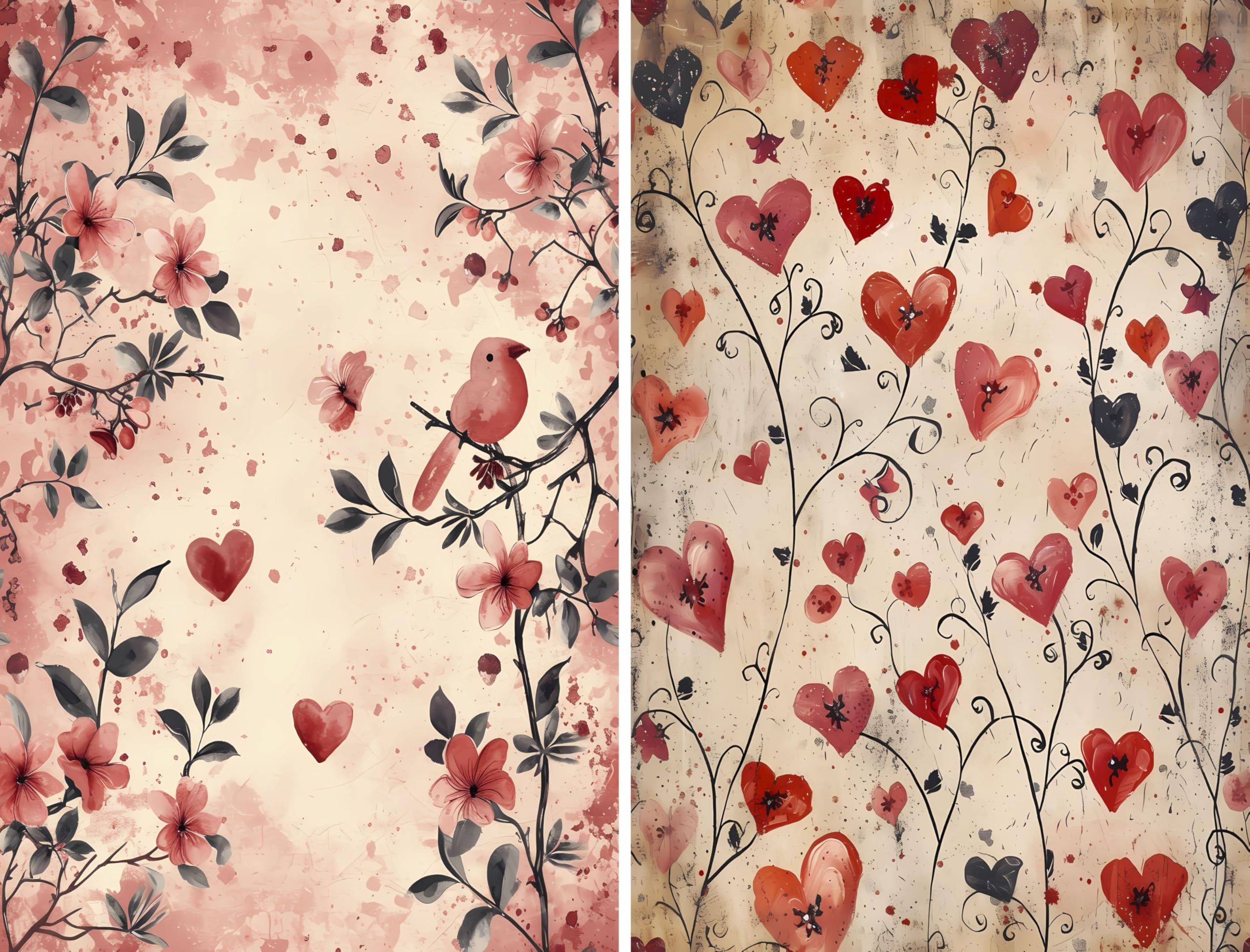 Decoupage Rice Papers - 6 Pieces | 6 Unique Designs | Versatile Decoupage Designs for Art Projects & Crafting by CRAFT KREATIVELY