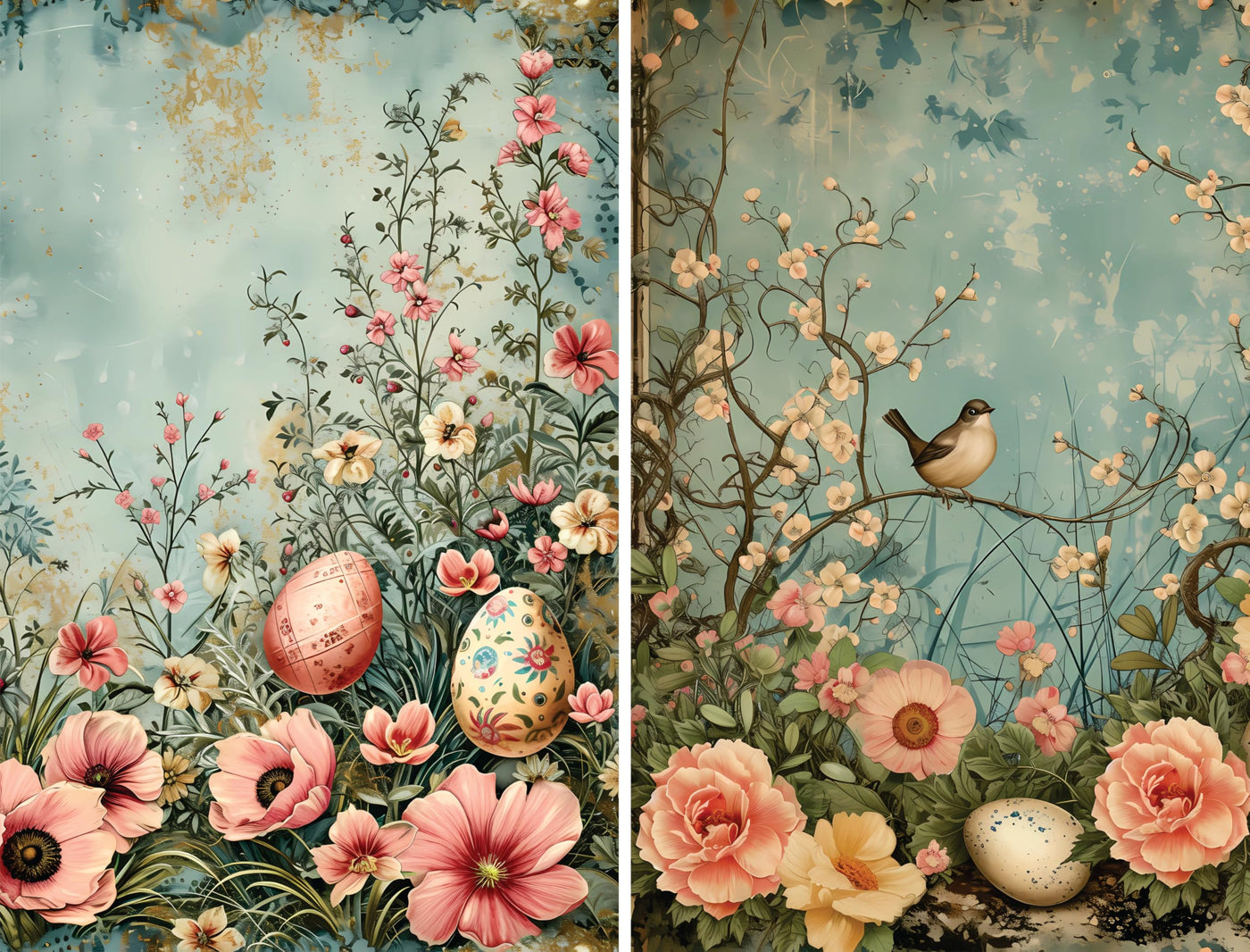 Decoupage Rice Papers - 6 Pieces | 12 Unique Designs | Versatile Decoupage Designs for Art Projects & Crafting by CRAFT KREATIVELY