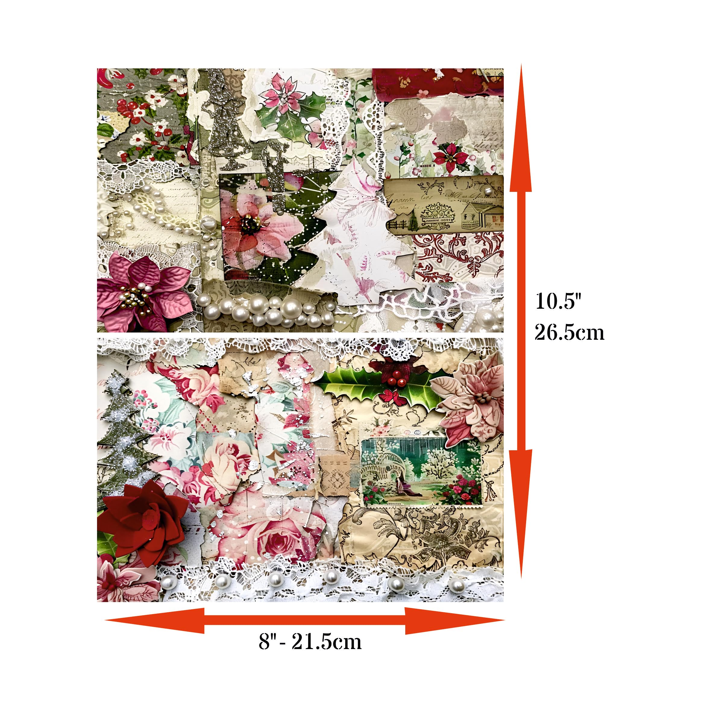 Decoupage Rice Papers - 6 Pieces | 6 Unique Designs | Versatile Decoupage Designs for Art Projects & Crafting by CRAFT KREATIVELY
