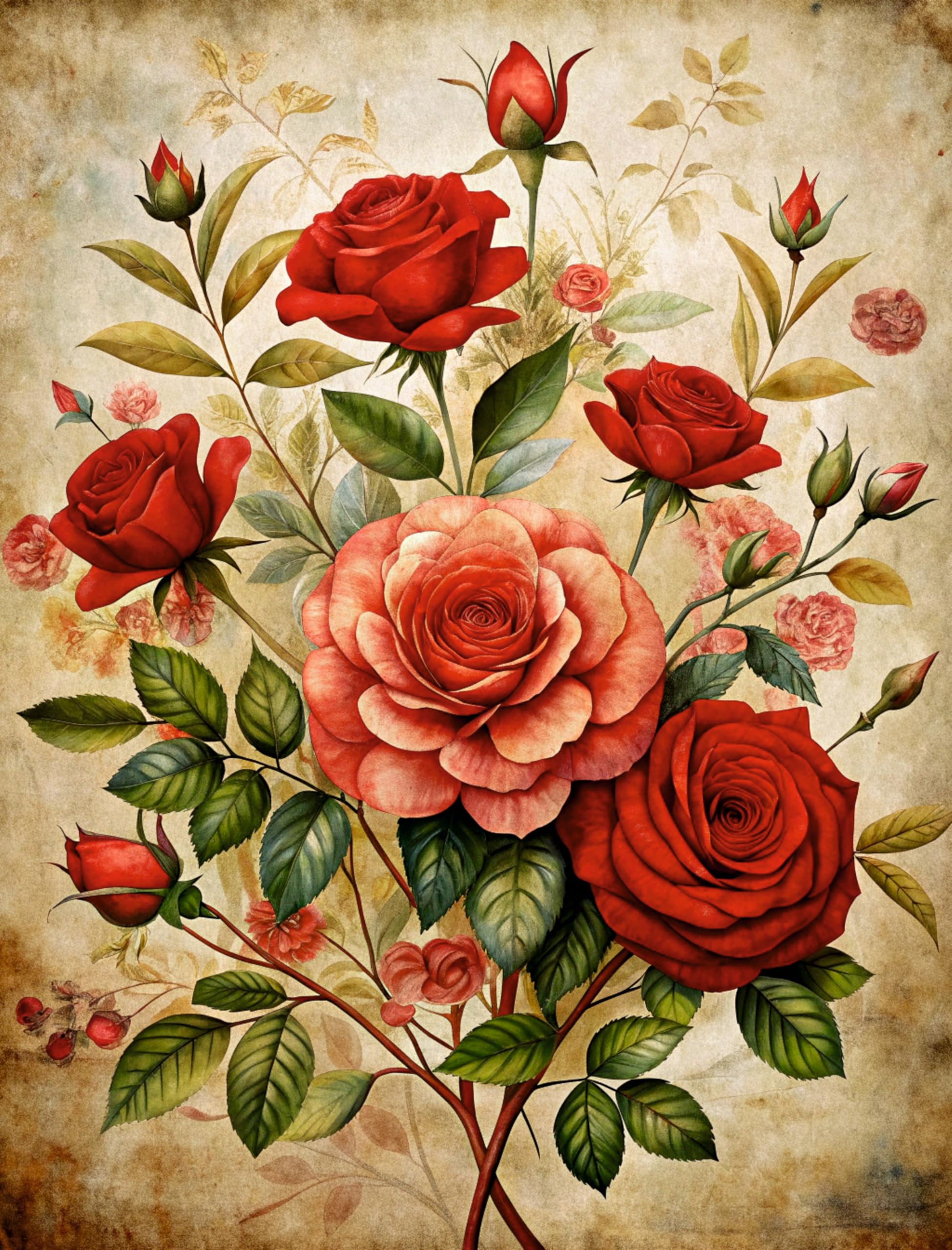 Decoupage Rice Papers - 6 Pieces | 6 Unique Designs | Versatile Decoupage Designs for Art Projects & Crafting by CRAFT KREATIVELY