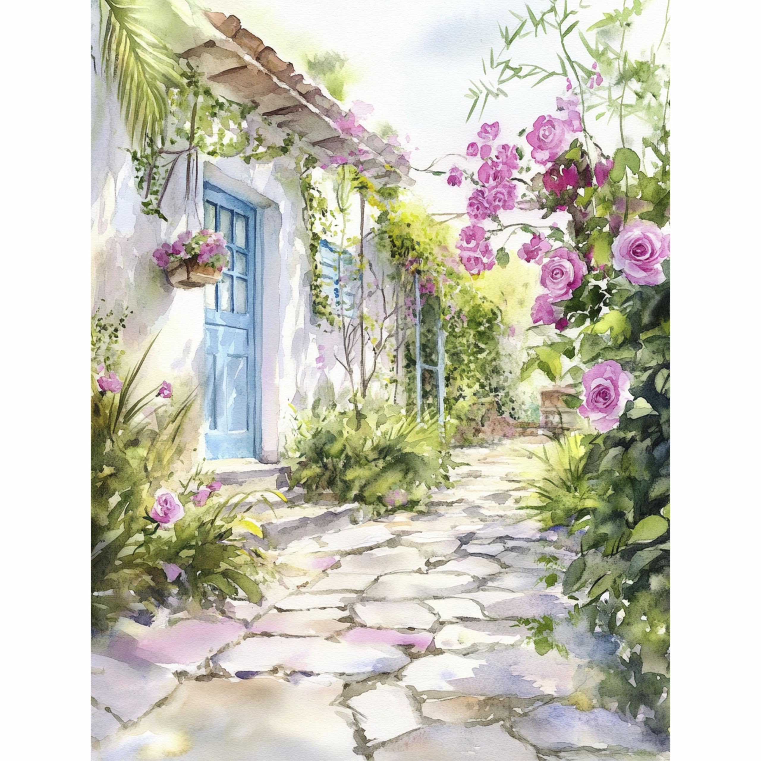 Decoupage Rice Paper, 20 x 26.5cm(6 Sheets) – 6x Decoupage Papers for Collage, Mixed Media, Card Making & Crafts, Decoupage by CRAFT KREATIVELY