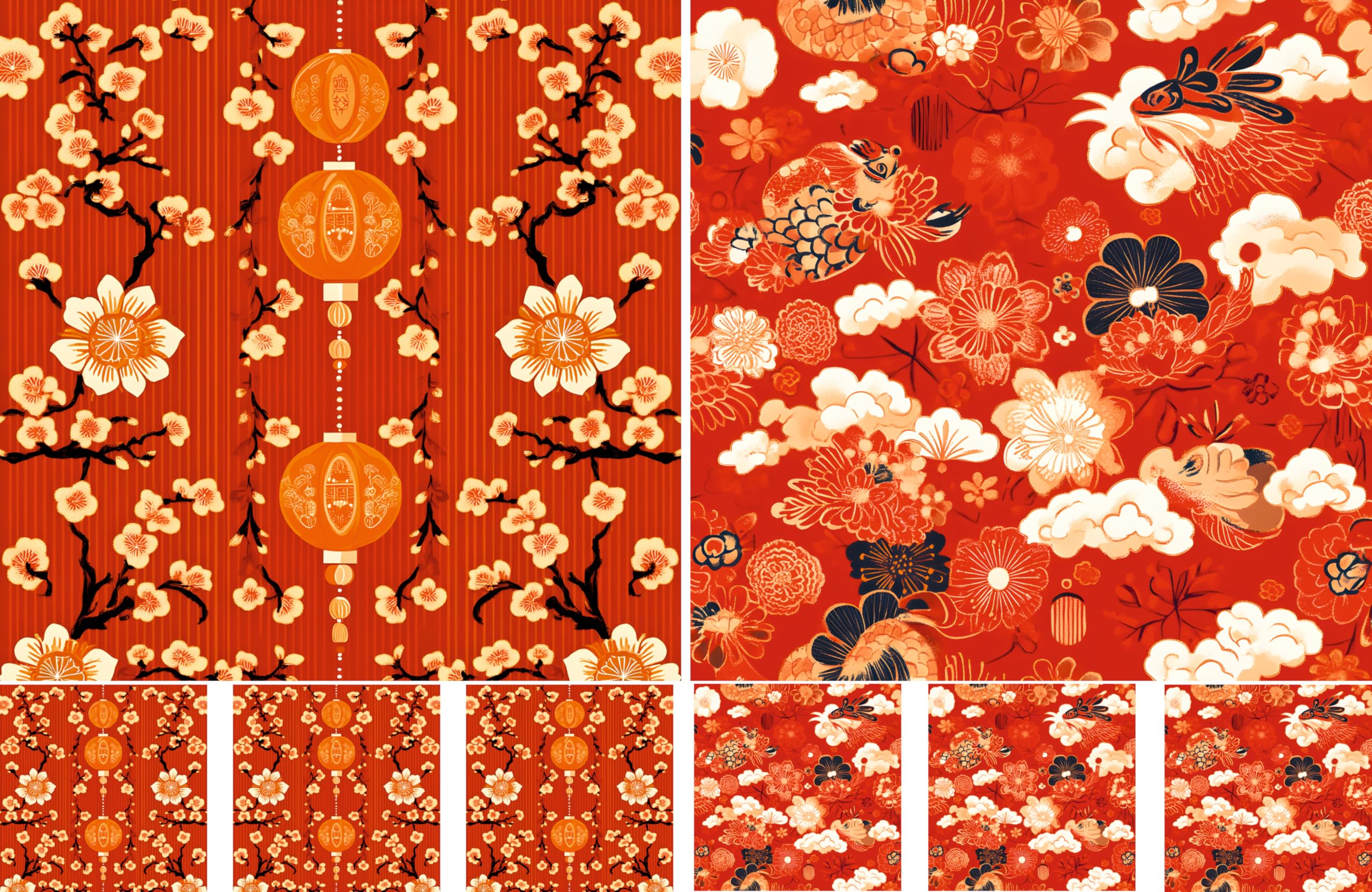 Decoupage Rice Papers - 4 Sheets | 8 Unique Designs | Versatile Christmas Designs for Art Projects & Crafting by CRAFT KREATIVELY