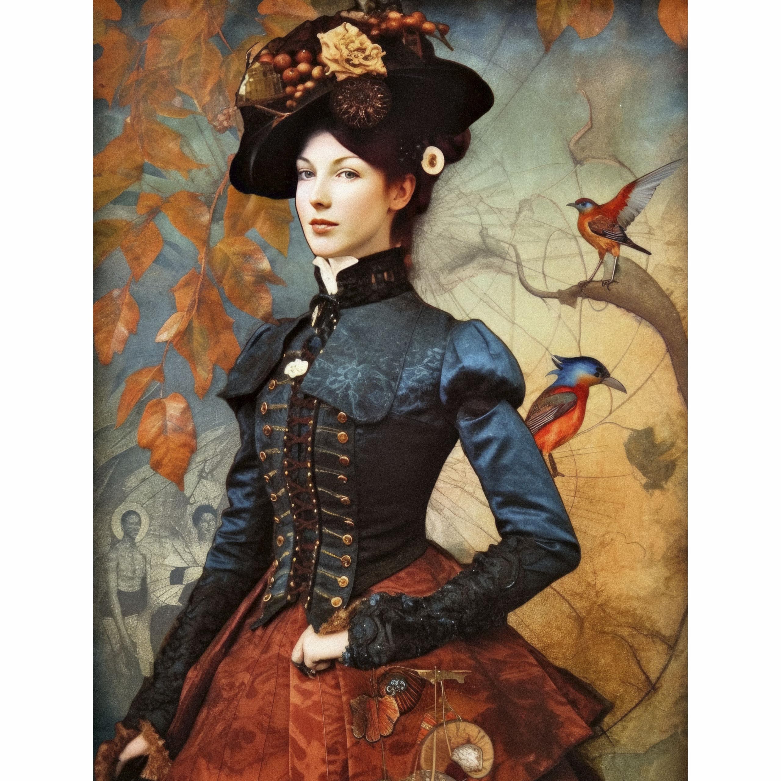 Decoupage Rice Paper, 20 x 26.5cm (6 Sheets) – 6x Decoupage Beauty Papers for Collage, Mixed Media, Card Making & Crafts, Decoupage by CRAFT KREATIVELY