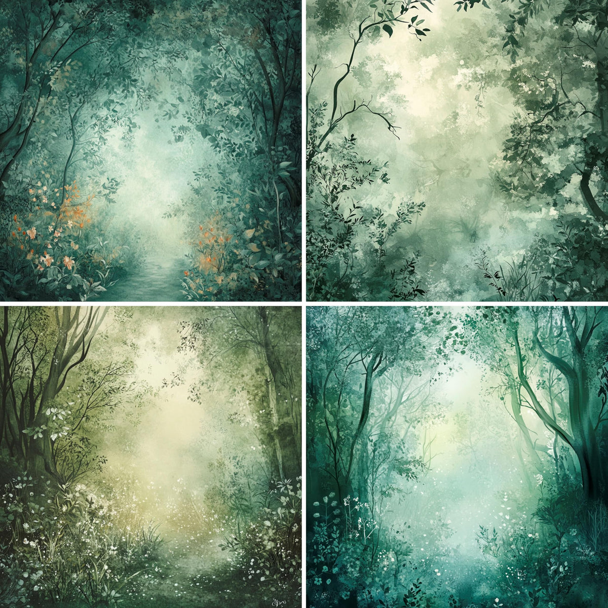 Scenic Rice Papers – Decoupage Paper 8x Designs for Collage, Mixed Media, Card Making & Crafts, Decoupage by CRAFT KREATIVELY