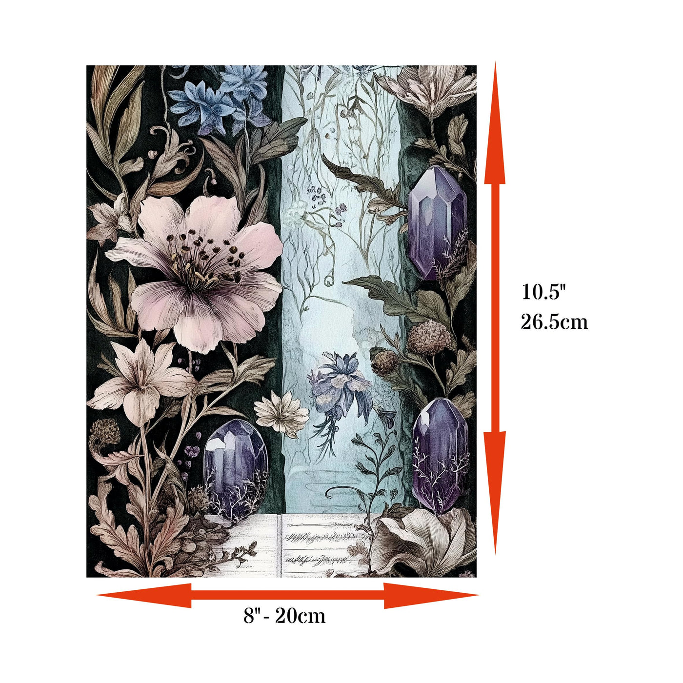 Botanical Rice Papers – Decoupage Paper Design for Furniture, Mixed Media, Cards & Crafts, Decoupage by CRAFT KREATIVELY