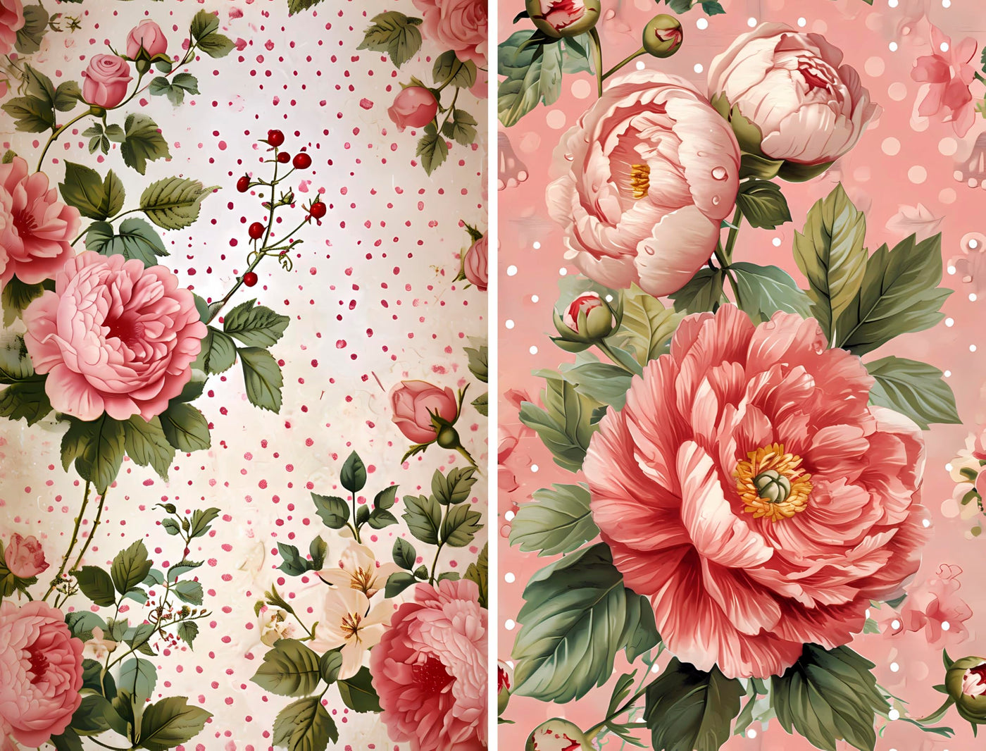 Decoupage Rice Papers - 6 Pieces | 6 Unique Designs | Versatile Decoupage Designs for Art Projects & Crafting by CRAFT KREATIVELY