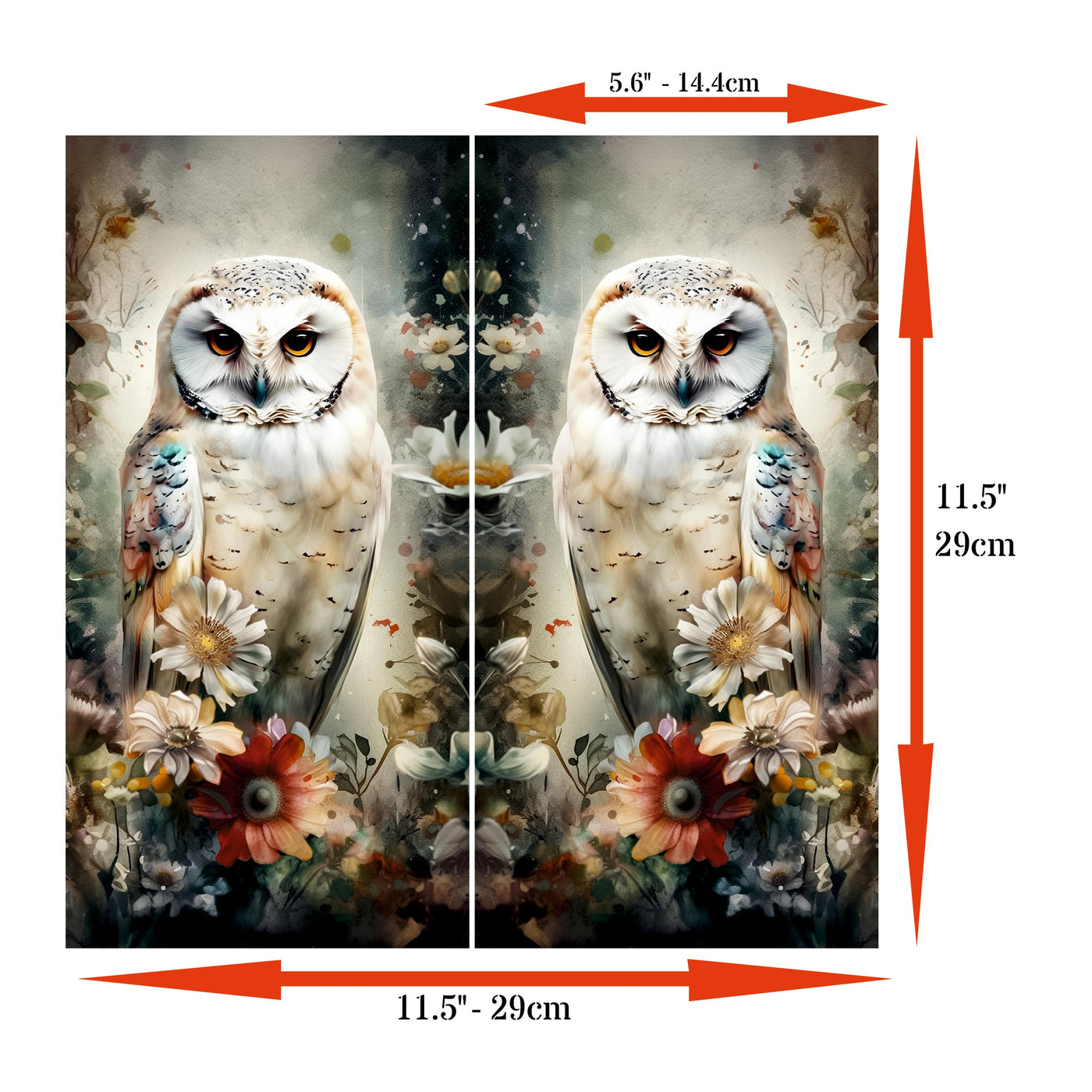 Decoupage Rice Paper, 29 x 29cm (2 sheets) - 3x images for Furniture Poster Craft Decoupage by CRAFT KREATIVELY