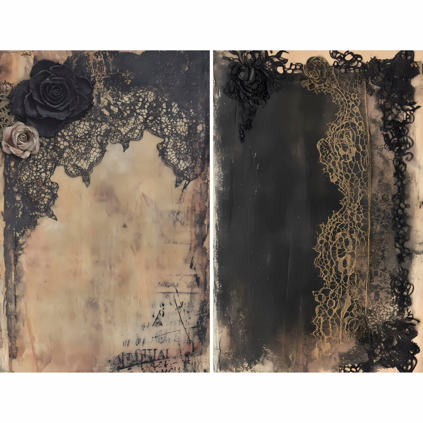 Decoupage Rice Paper, 20 x 26.5cm (6 Sheets) – 6x Decoupage Papers for Collage, Mixed Media, Card Making & Crafts, Decoupage by CRAFT KREATIVELY