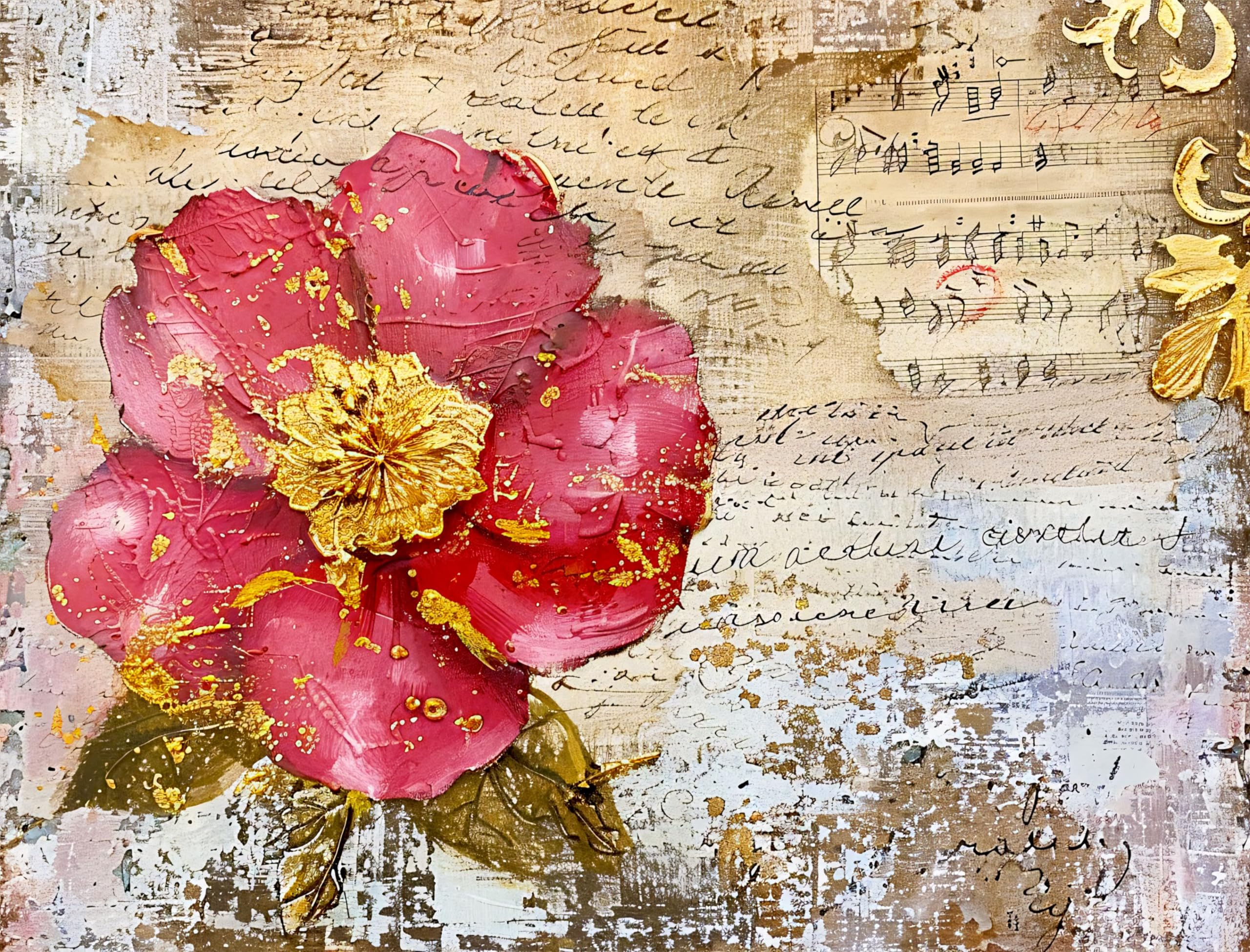 Decoupage Rice Papers - 6 Pieces | 6 Unique Designs | Versatile Decoupage Designs for Art Projects & Crafting by CRAFT KREATIVELY