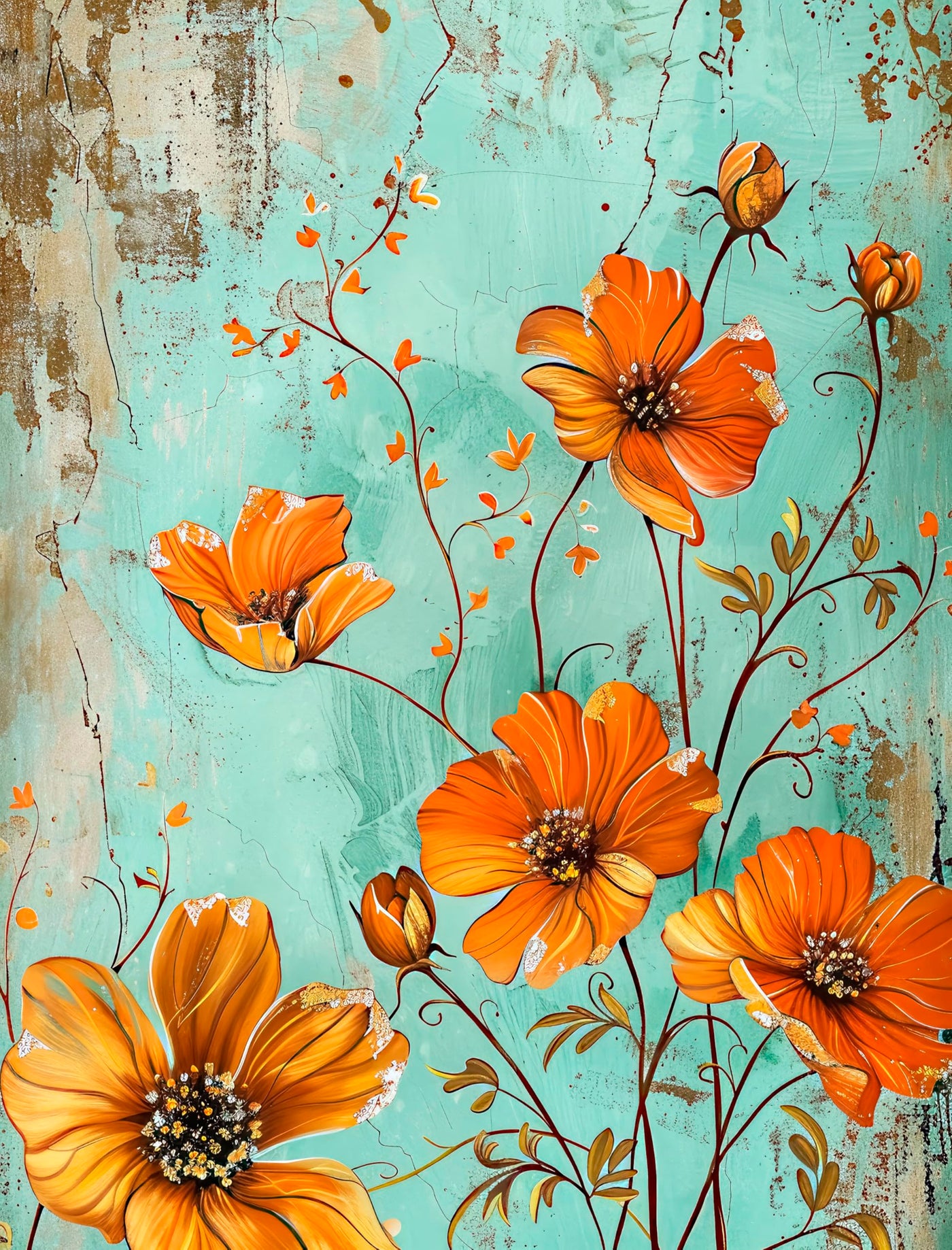 Decoupage Rice Papers - 6 Pieces | 6 Unique Designs | Versatile Decoupage Designs for Art Projects & Crafting by CRAFT KREATIVELY