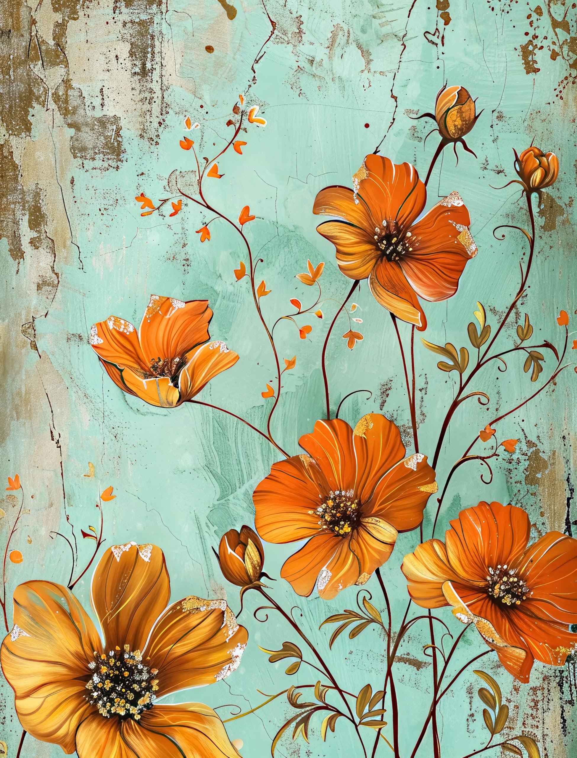 Decoupage Rice Papers - 6 Pieces | 6 Unique Designs | Versatile Decoupage Designs for Art Projects & Crafting by CRAFT KREATIVELY