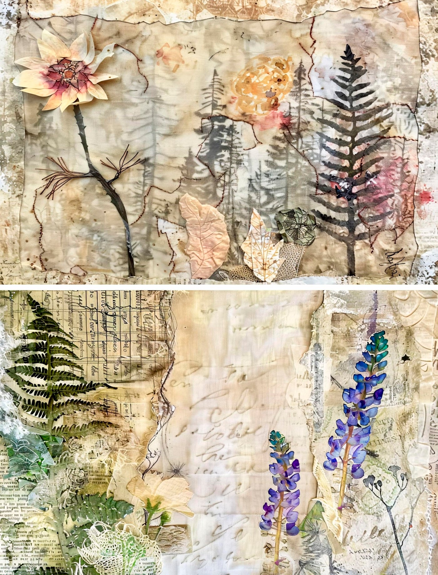 Decoupage Rice Papers - 6 Pieces | 6 Unique Designs | Versatile Decoupage Designs for Art Projects & Crafting by CRAFT KREATIVELY