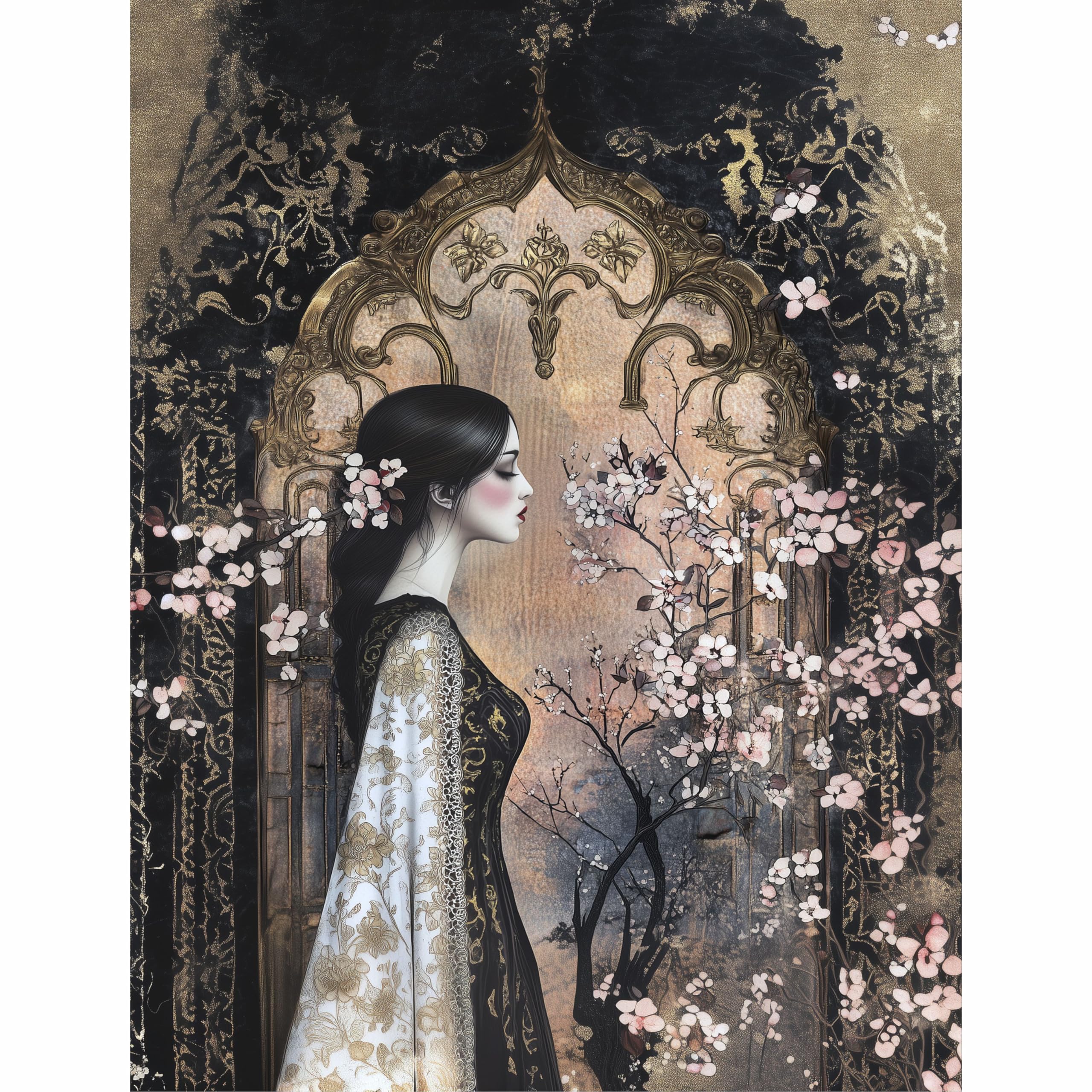 Decoupage Rice Paper, 20 x 26.5cm (6 Sheets) – 6x Decoupage Beauty Papers for Collage, Mixed Media, Card Making & Crafts, Decoupage by CRAFT KREATIVELY