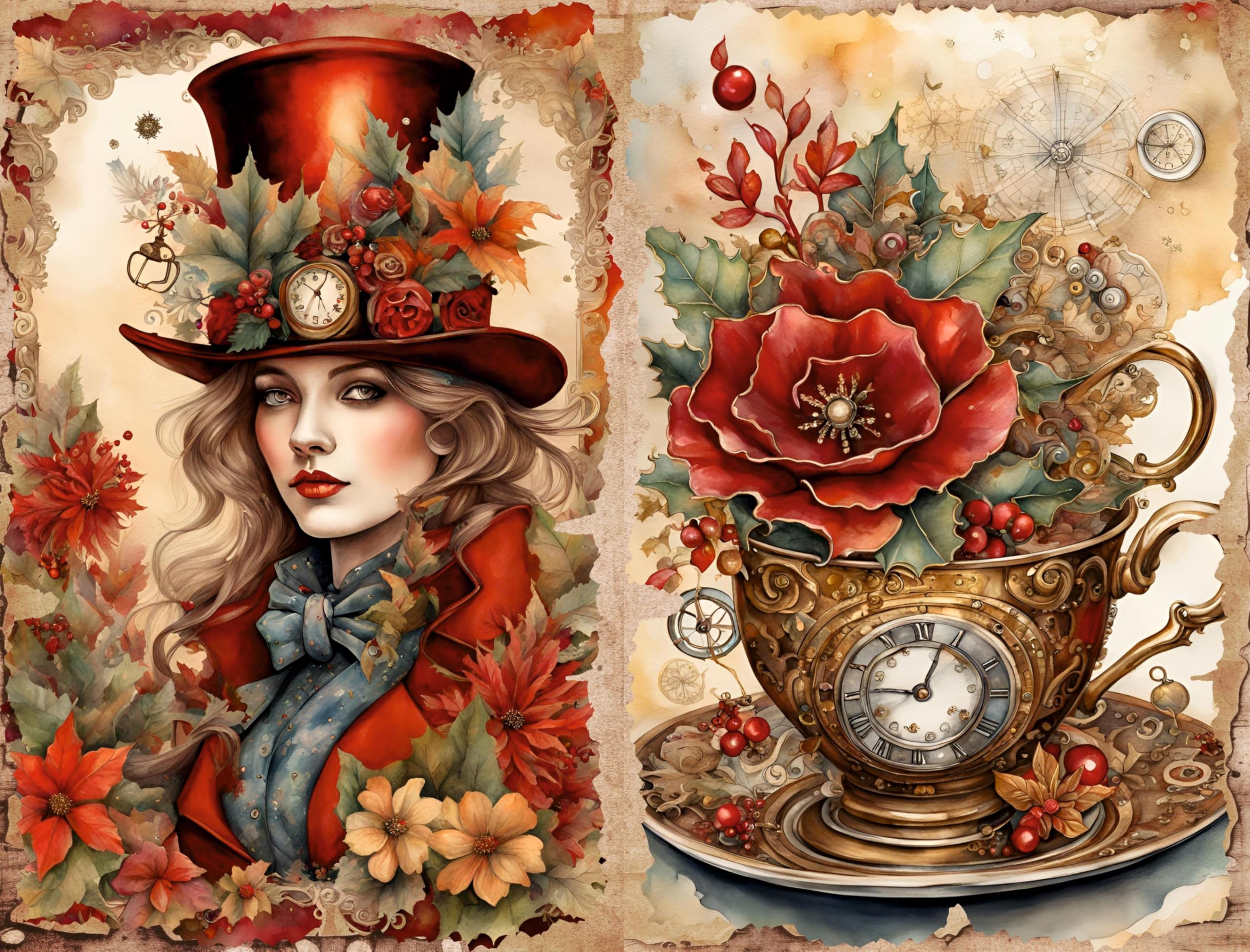 Decoupage Rice Papers – Decoupage Paper Design for Furniture, Mixed Media, Cards & Crafts, Decoupage by CRAFT KREATIVELY