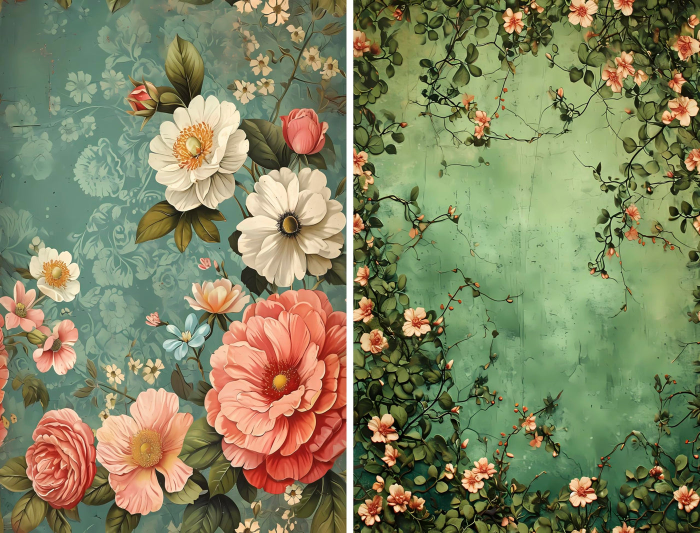 Decoupage Rice Papers - 6 Pieces | 6 Unique Designs | Versatile Decoupage Designs for Art Projects & Crafting by CRAFT KREATIVELY