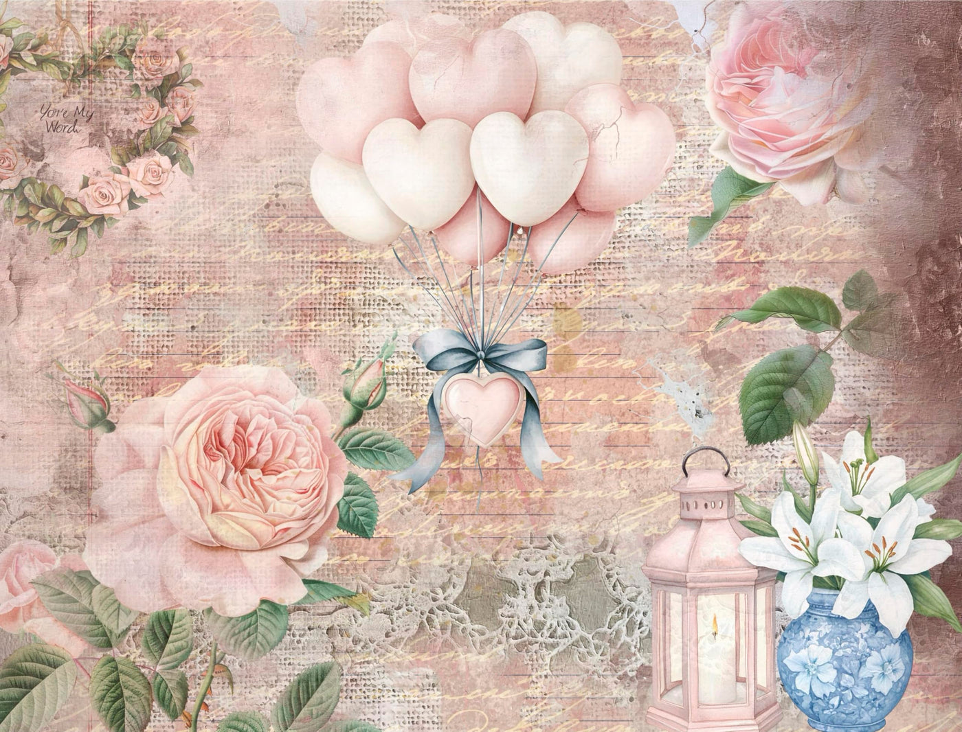 Decoupage Rice Papers - 6 Pieces | 6 Unique Designs | Versatile Decoupage Designs for Art Projects & Crafting by CRAFT KREATIVELY