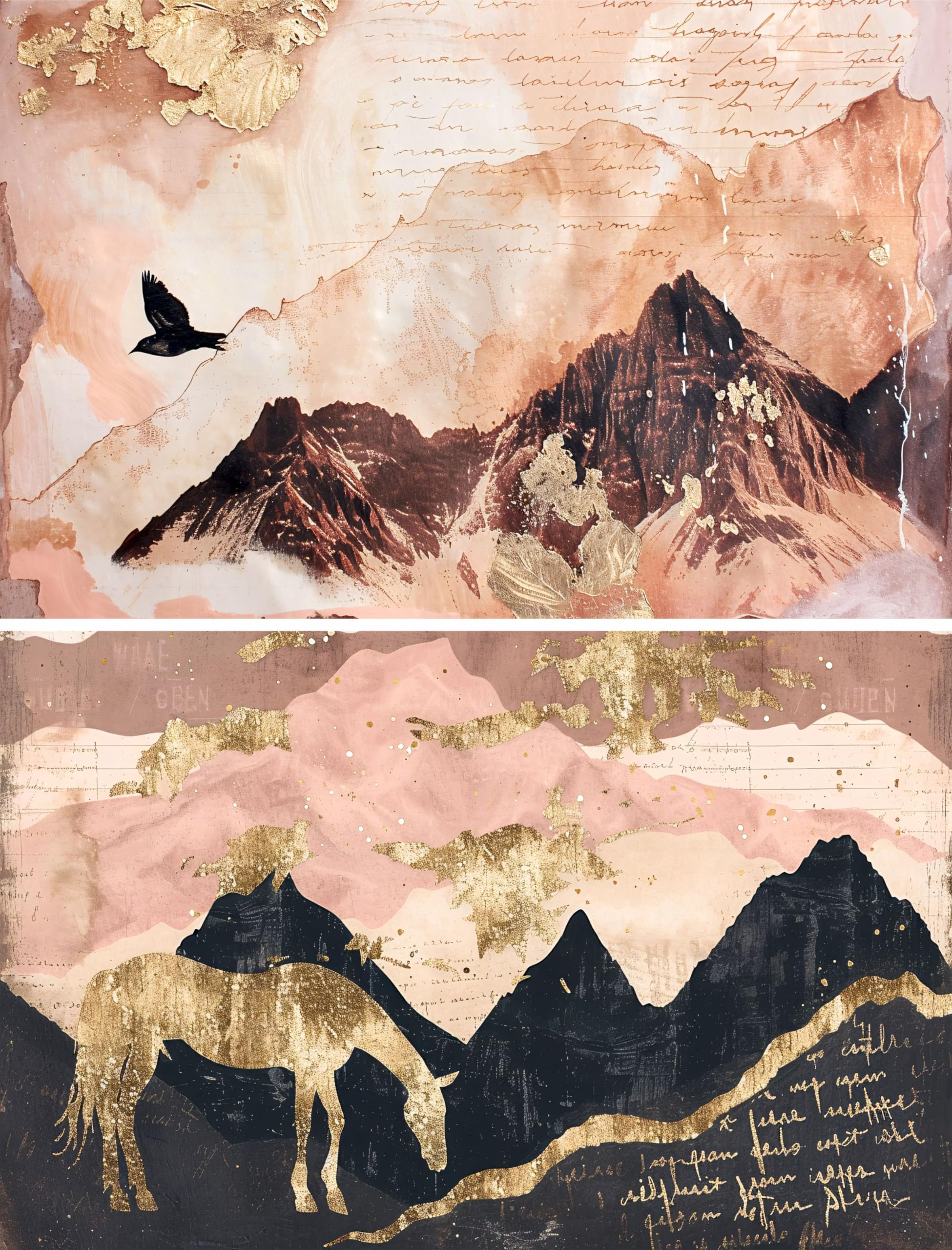 Decoupage Rice Papers - 6 Pieces | 6 Unique Designs | Versatile Decoupage Designs for Art Projects & Crafting by CRAFT KREATIVELY