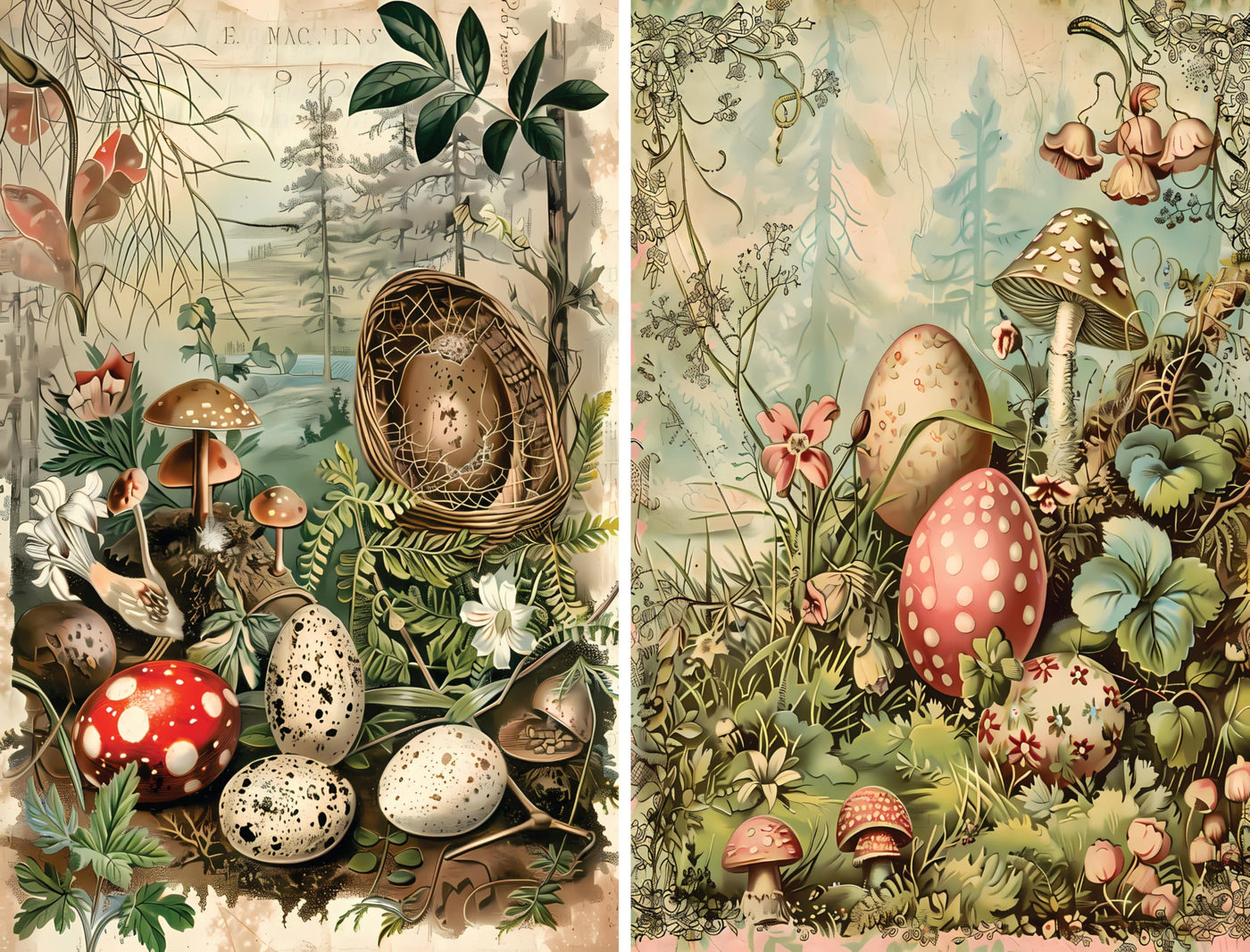 Decoupage Rice Papers - 6 Pieces | 12 Unique Designs | Versatile Decoupage Designs for Art Projects & Crafting by CRAFT KREATIVELY