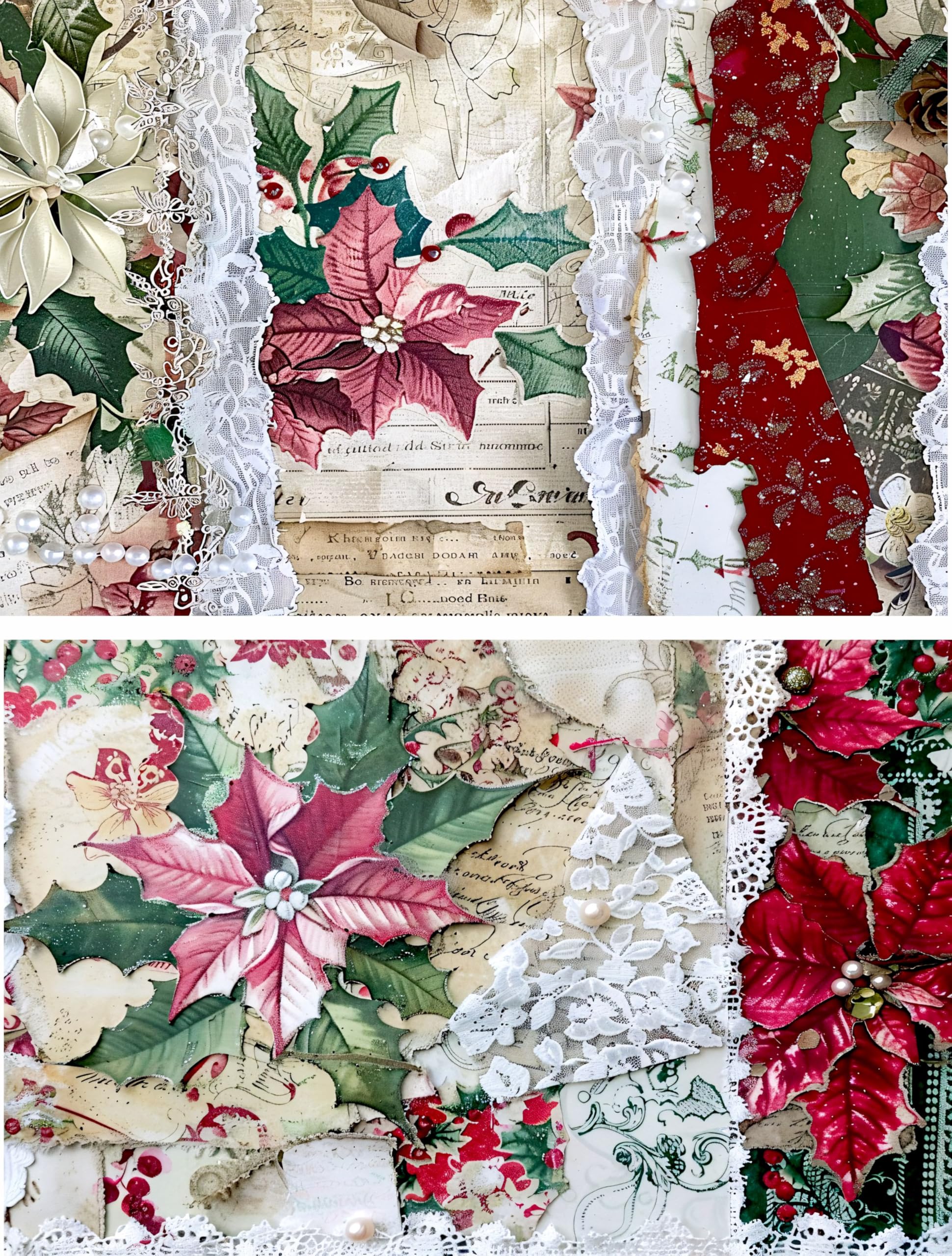 Decoupage Rice Papers - 6 Pieces | 6 Unique Designs | Versatile Decoupage Designs for Art Projects & Crafting by CRAFT KREATIVELY
