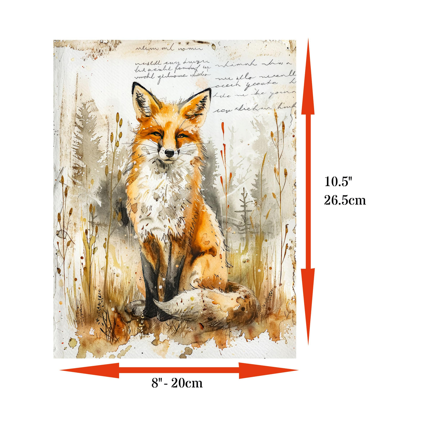 Animal Rice Papers – Decoupage Paper 6x Designs for Collage, Mixed Media, Card Making & Crafts, Decoupage by CRAFT KREATIVELY