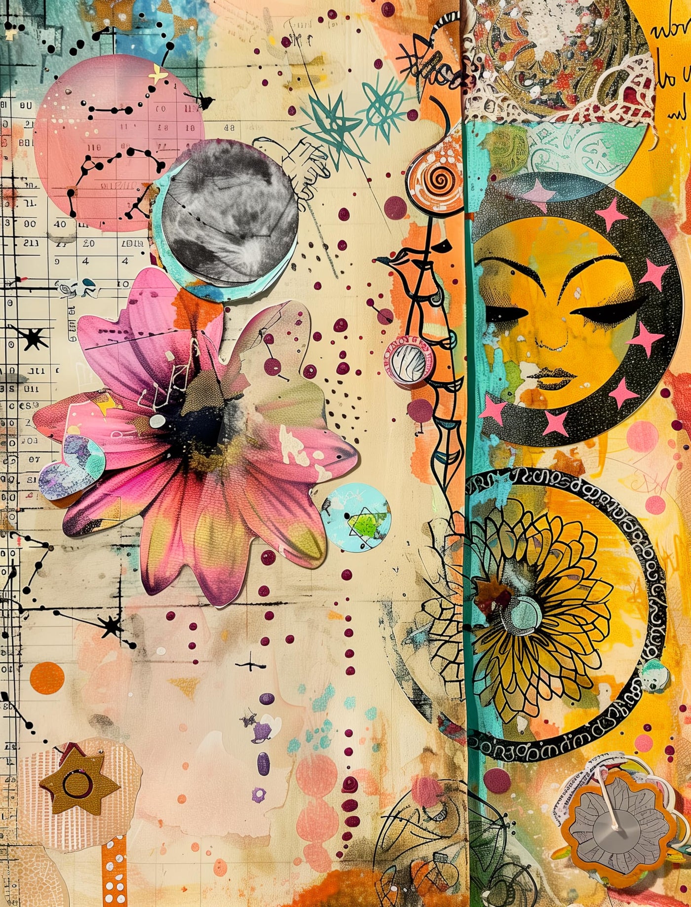 Decoupage Rice Paper, 20 x 26.5cm (6 Sheets) – 6x Decoupage Papers for Collage, Mixed Media, Card Making & Crafts, Decoupage by CRAFT KREATIVELY