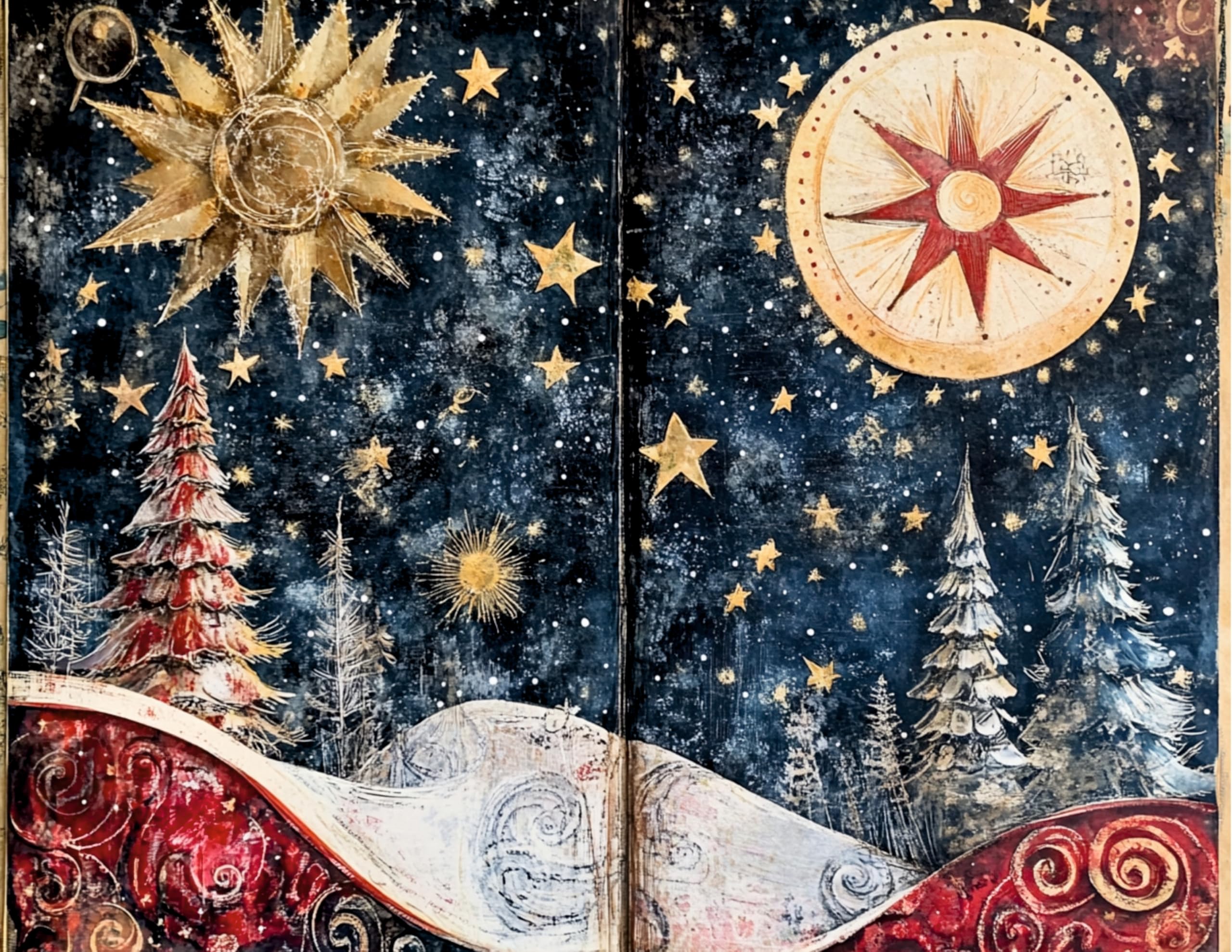 Decoupage Rice Papers - 6 Sheets | 6 Unique Designs | Versatile Christmas Designs for Art Projects & Crafting by CRAFT KREATIVELY