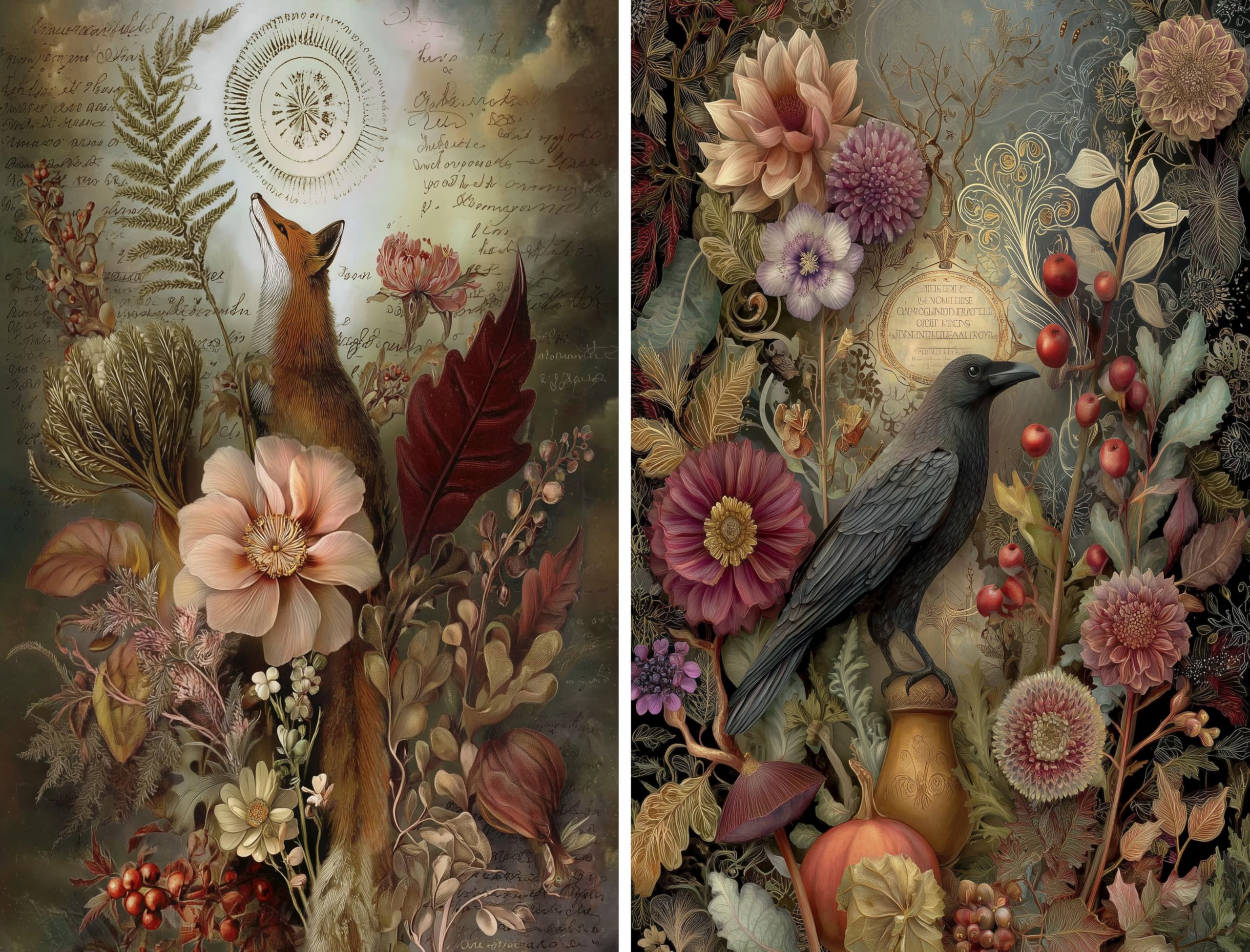 Decoupage Rice Papers - 6 Pieces | 6 Unique Designs | Versatile Decoupage Designs for Art Projects & Crafting by CRAFT KREATIVELY