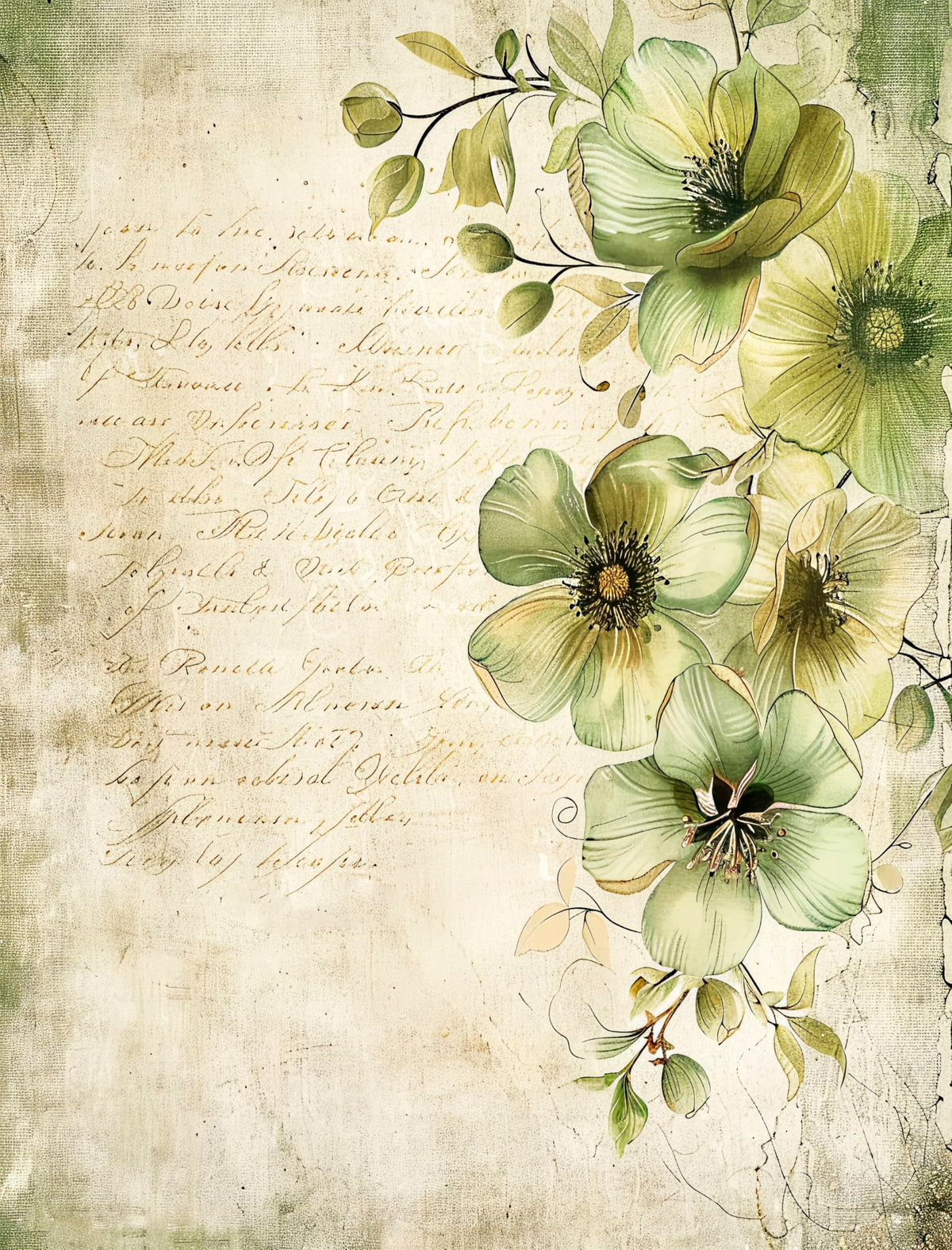 Vintage Rice Papers, 8 x 10.5 inch (A4) - 6 Pieces | 6 Unique Designs | Versatile Decoupage Designs for Art Projects & Crafting by CRAFT KREATIVELY
