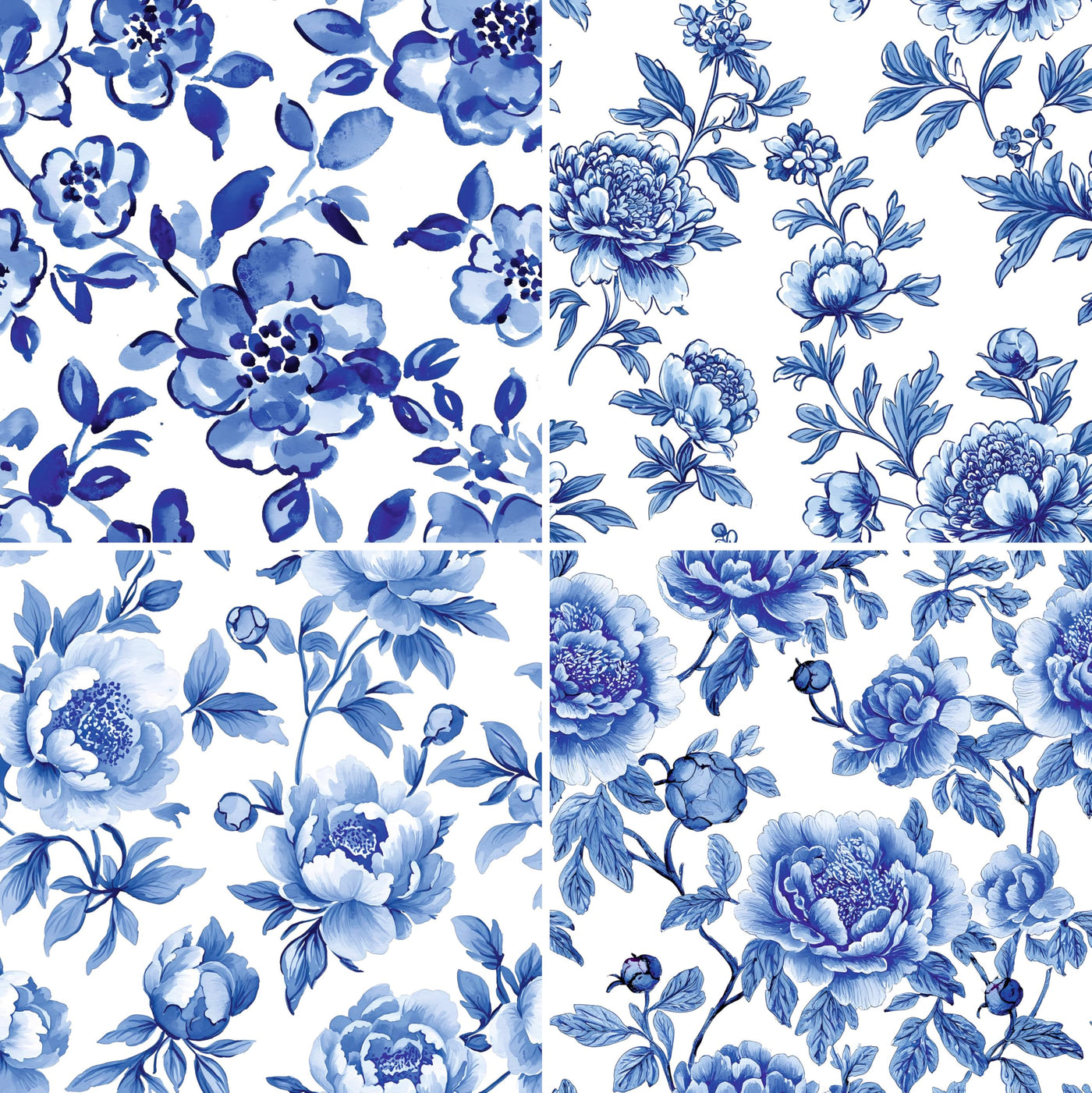 Decoupage Rice Paper (2 pc) - 8x Decoupage Toile de Jouy Designs for Collage, Card Making & Crafts, Decoupage by CRAFT KREATIVELY