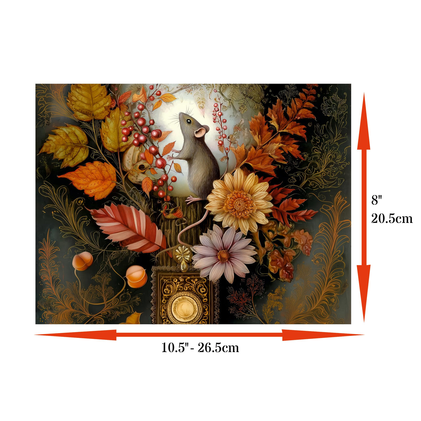 Decoupage Rice Papers - 6 Pieces | 6 Unique Designs | Versatile Decoupage Designs for Art Projects & Crafting by CRAFT KREATIVELY