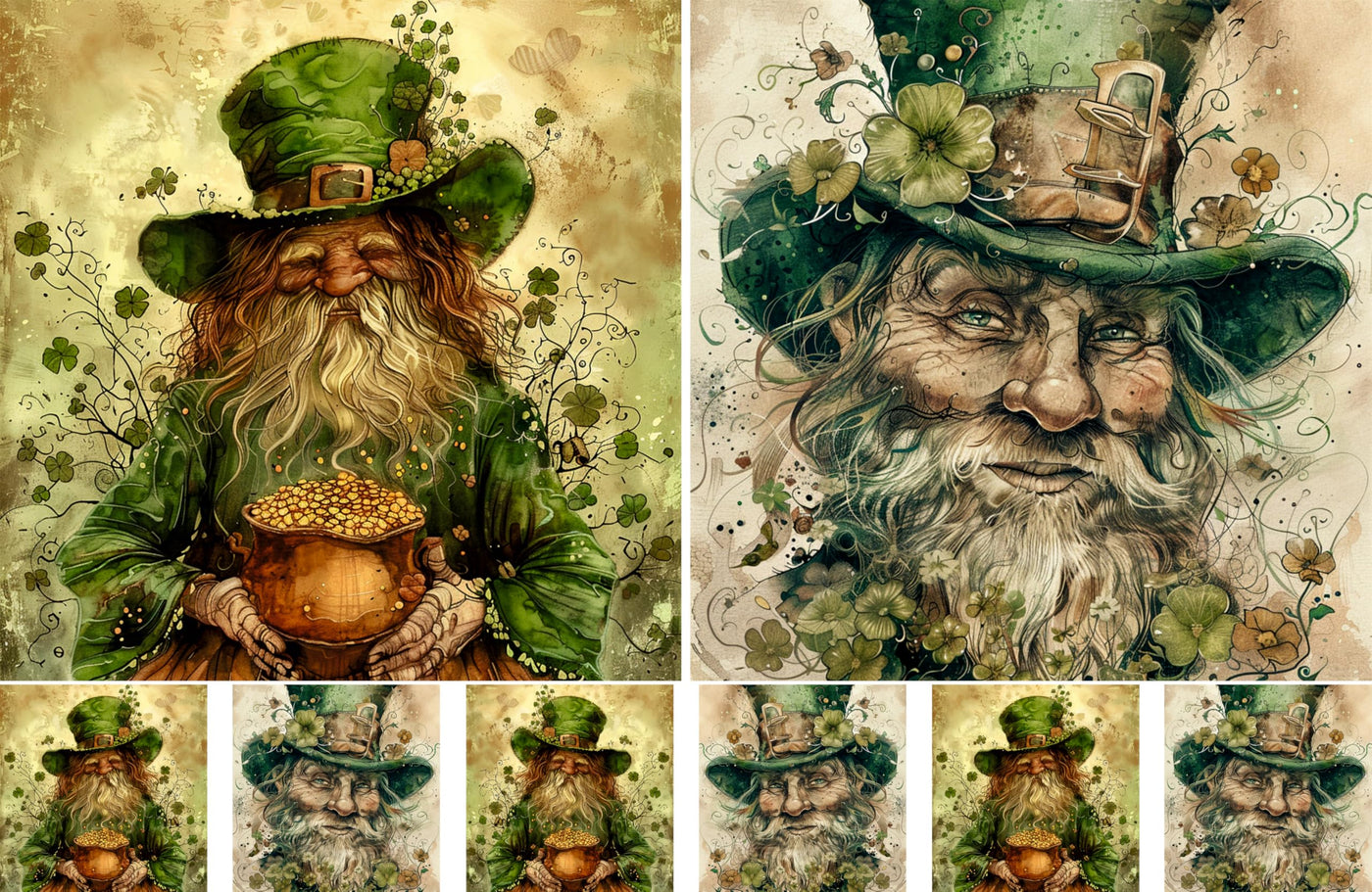 Decoupage Rice Papers - 4 Sheets | 8 Unique Designs | Versatile Christmas Designs for Art Projects & Crafting by CRAFT KREATIVELY
