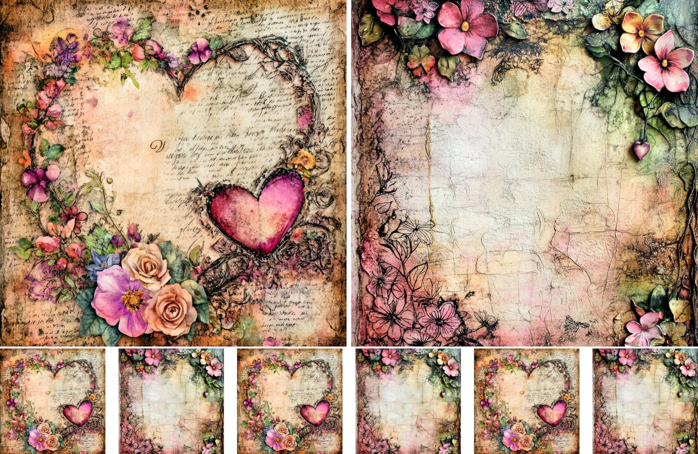 Decoupage Rice Papers - 4 Sheets | 8 Unique Designs | Versatile Christmas Designs for Art Projects & Crafting by CRAFT KREATIVELY